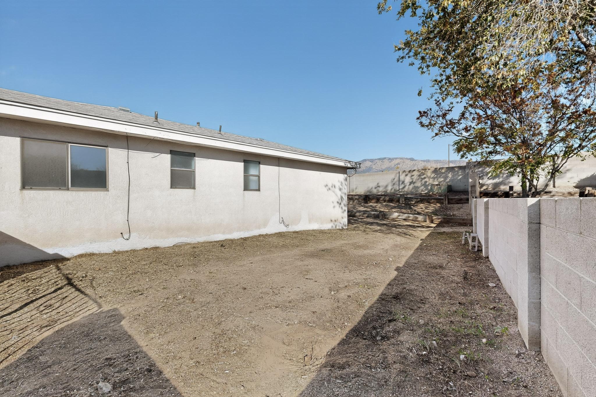 7604 Callow Street NE Backyard