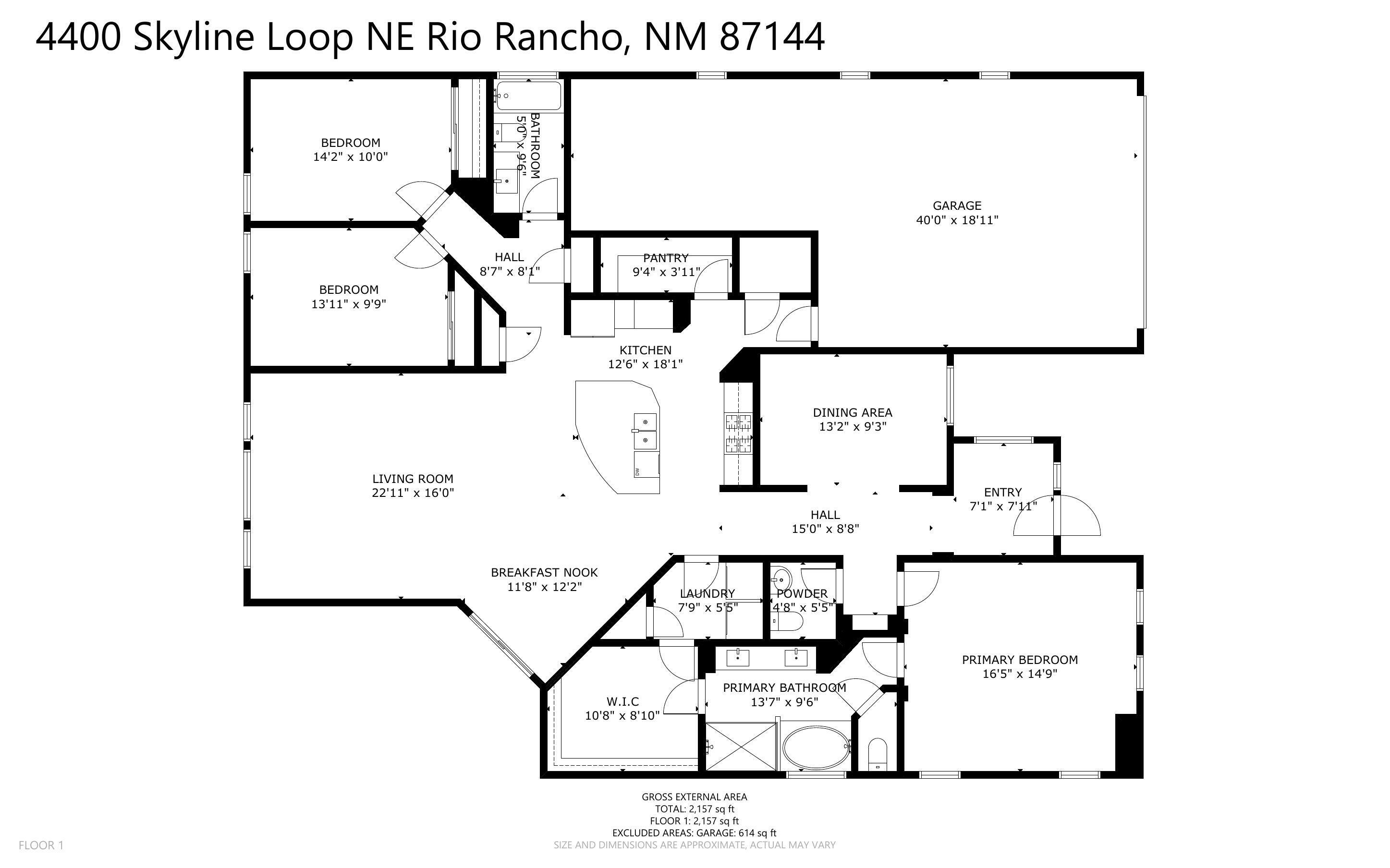 4400 Skyline Loop NE Floor Plan