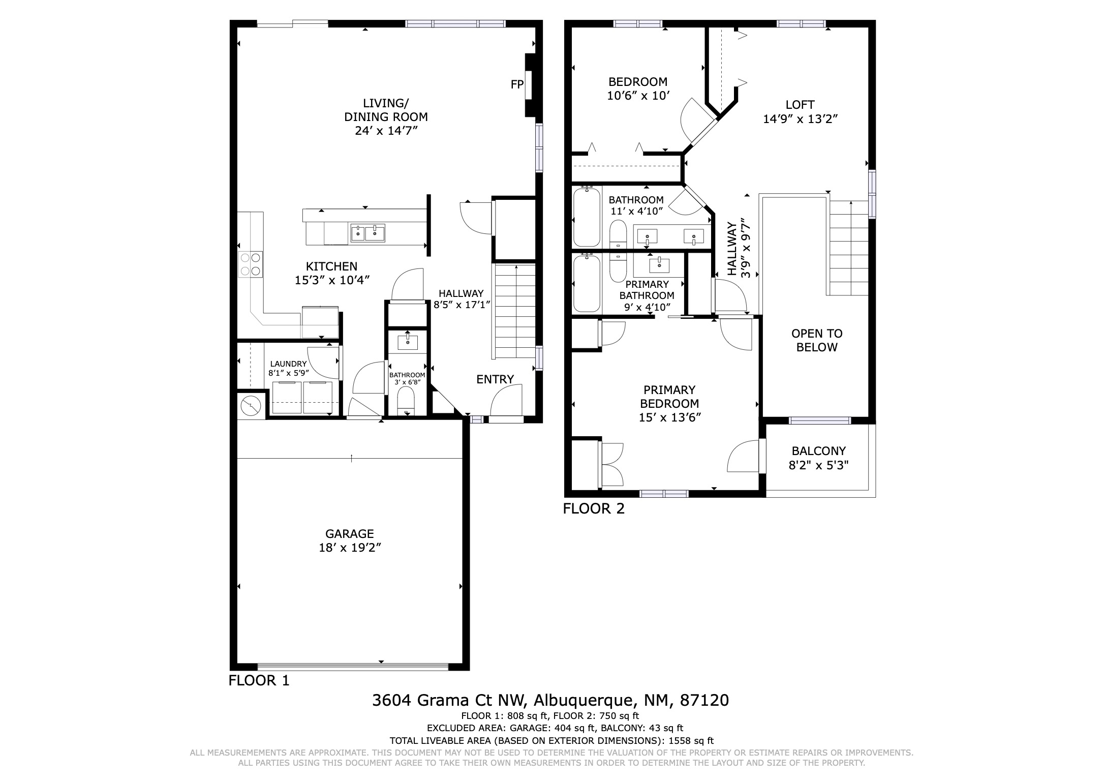3604 Grama Court NW Floor Plan