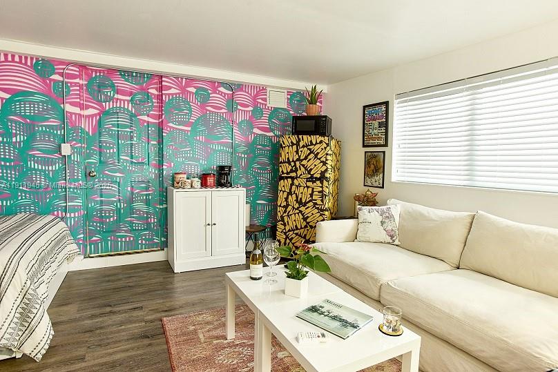 Well-appointed guest bedroom at 420 111th St - Condo in Miami Shores