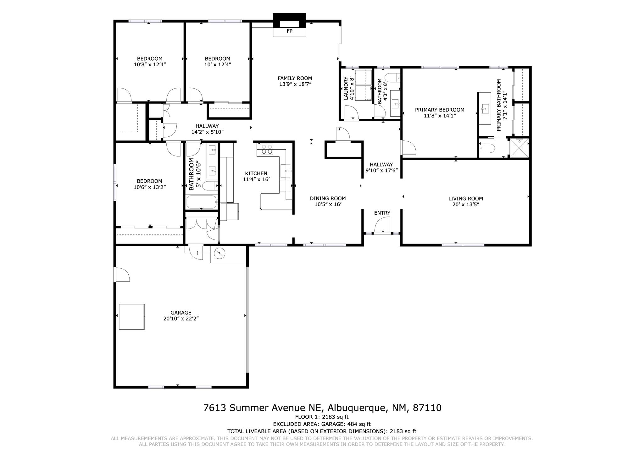 7613 Summer Avenue NE Floor Plan