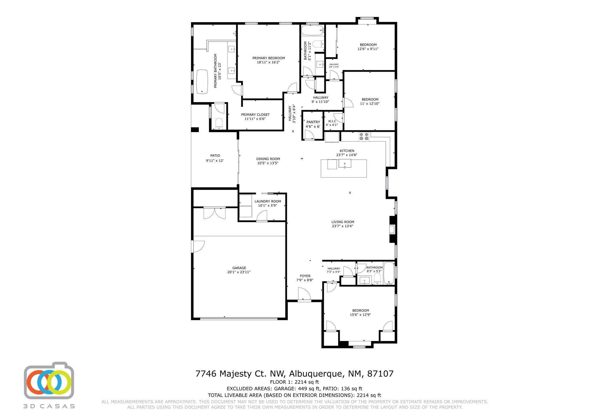7746 Majesty Court NW Floor Plan