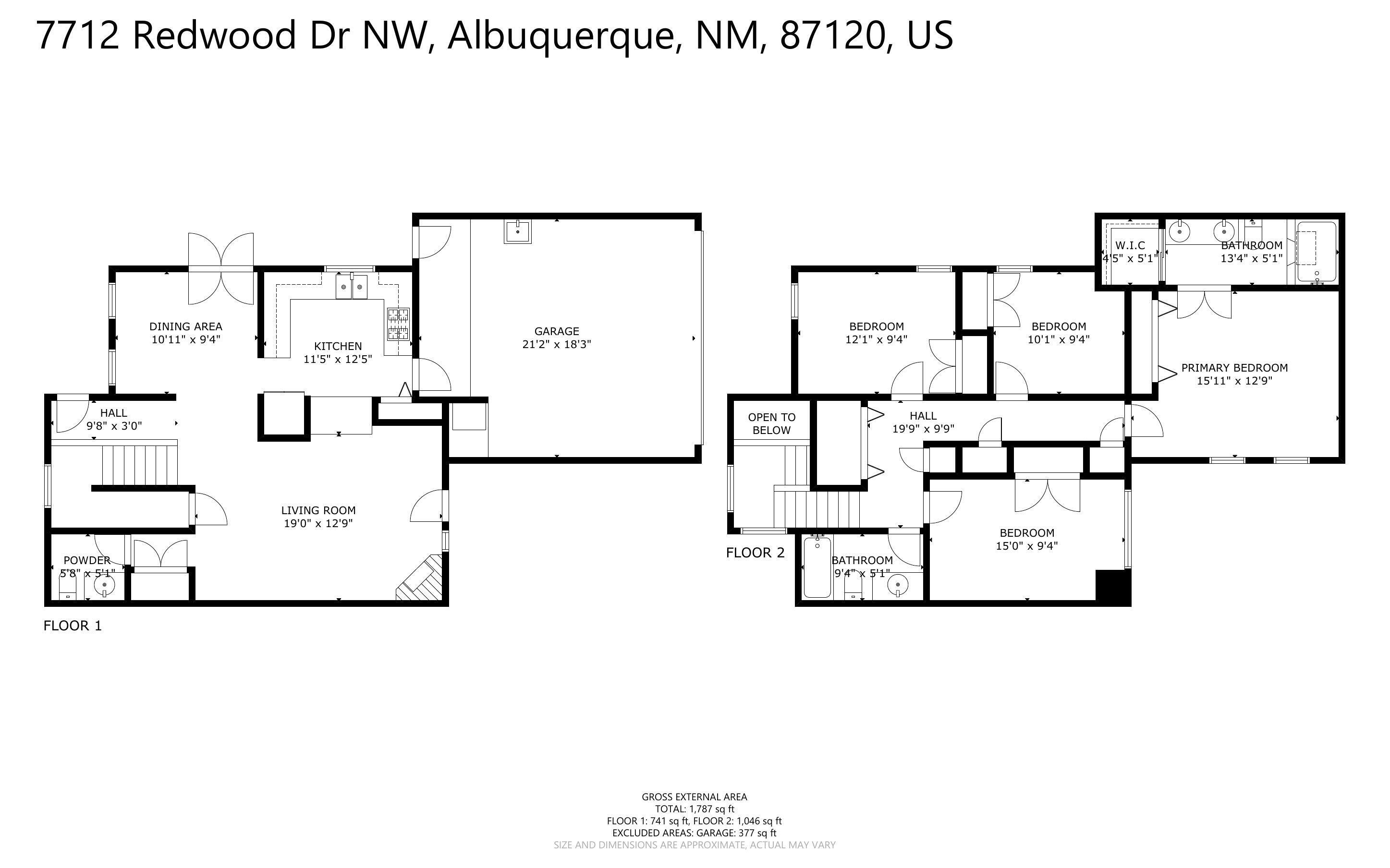 7712 Redwood Drive NW Floor Plan
