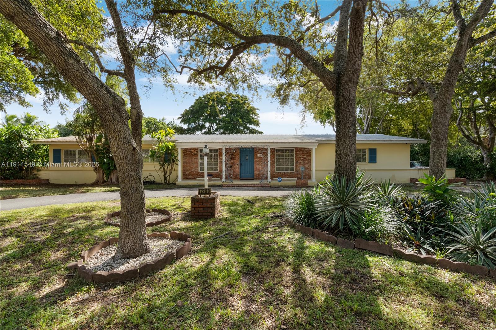 Vintage 1960 South Pinecrest fixer-upper! This fantastically located triple split 5-bedroom, 4-bath home plus office on a 17,903 SF corner lot is ready for you to renovate to your liking or build your new dream home! Hop on bordering paths steps away from Palmetto Middle School, Palmetto Elementary, and other top-rated private and public schools. Who is ready to add their personal touches or rebuild to make this Pinecrest house their dream HOME?