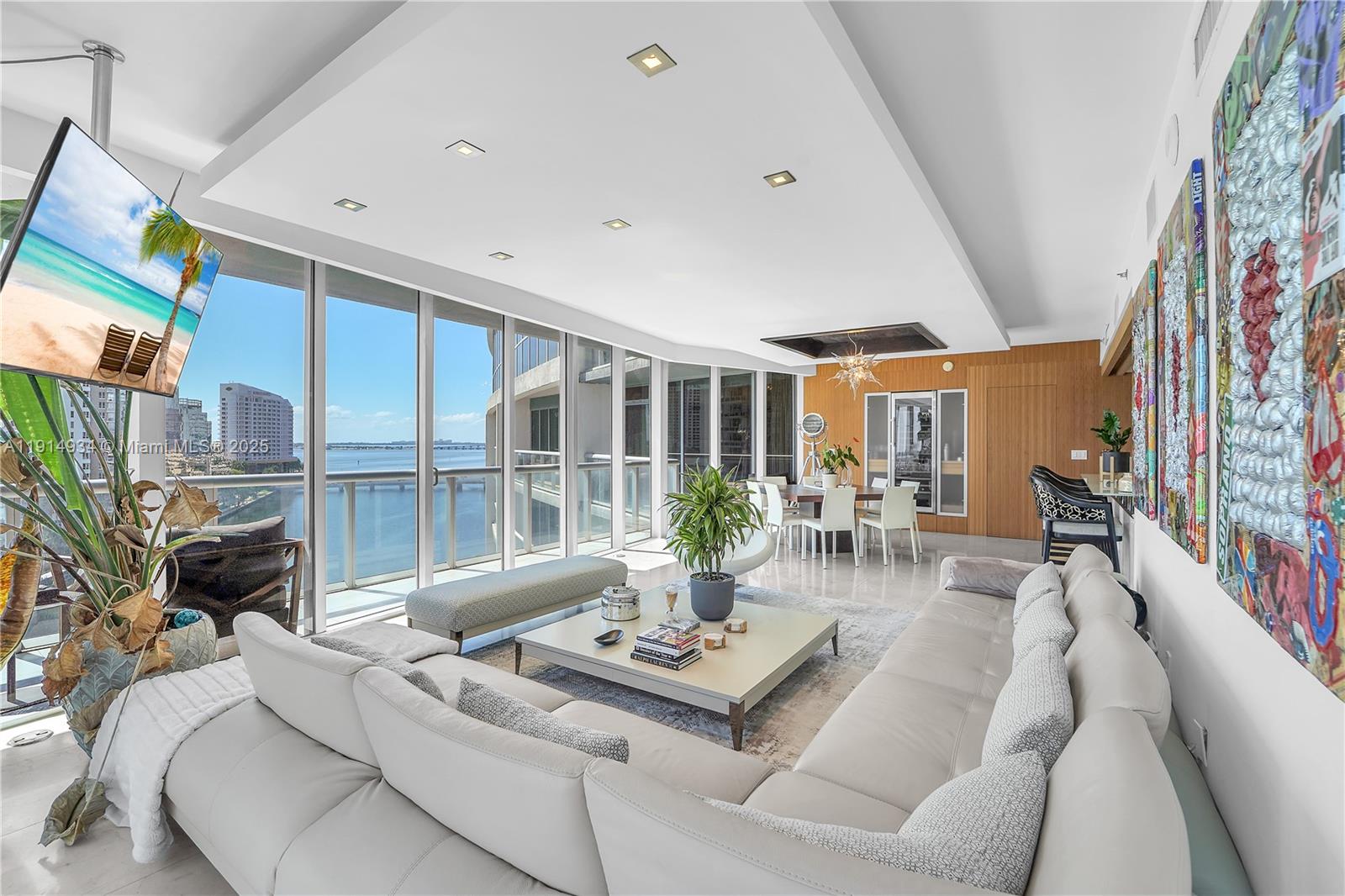 Stunning FURNISHED remodeled corner residence encased in floor-to-ceiling glass frames the picturesque views. Flooded with natural light, open kitchen and abundant outdoor living space. Stunning uninterrupted views of Biscayne Bay, Brickell Key, Port of Miami and constant movement on the water with boats & yachts sailing by the residence. Stunning master bedroom suite with direct water views, terrace access, dedicated lounging area, huge walk-in closet, and spa-like master bath with a separate shower, jacuzzi tub and double-vanity. Indulge in the unparalleled amenities of Icon Brickell with a 300 ft long pool, hot tub, world class gym & full spa, workout classes, juice bar, on site restaurants and bars, theatre, social rooms, concierge, security, assigned and valet parking & much more!