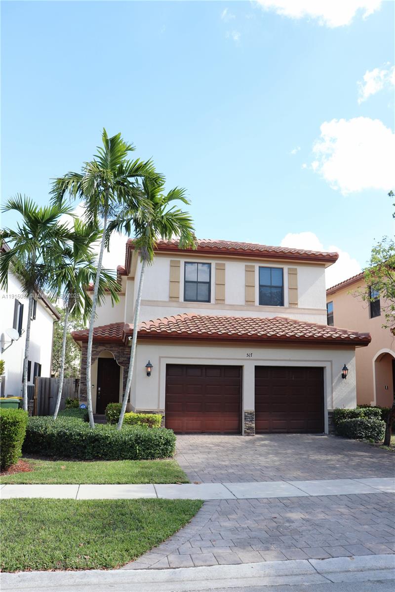 Beautiful 3-bedroom, 2.5-bath home located in a highly desirable friendly community in Homestead, Florida. This property features an open layout filled with natural light, a spacious kitchen, and a large backyard perfect for entertaining or play. The generous primary suite offers comfort and privacy, with well-sized secondary bedrooms for added convenience. Enjoy resort-style community amenities including a sparkling pool, fully equipped gym, lakes, walking paths, and parks. Situated at 517 SE 34th Terrace, this home offers the ideal combination of comfort, space, and lifestyle. Move-in ready and perfect for anyone seeking a welcoming neighborhood close to shops, dining, and major highways.