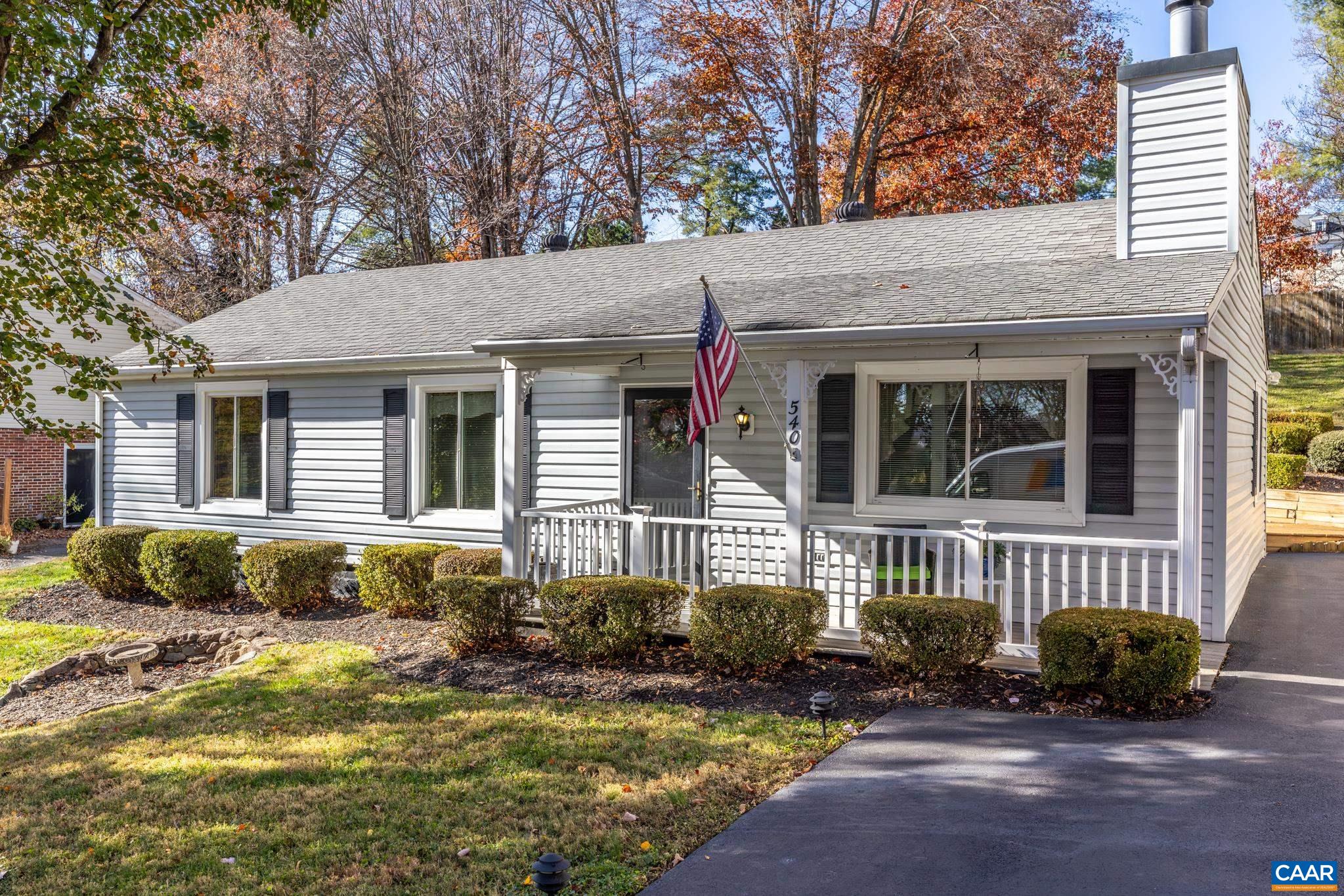 Welcome to your move-in-ready dream home! This meticulously maintained 3-bedroom, 2-bathroom residence offers the perfect blend of comfort, convenience, and outdoor living. Step inside to discover a bright and inviting interior with spacious layout providing ample space for family.   Unwind on the large back deck—perfect for summer barbecues—or sip your morning coffee on the covered front porch, sheltered from the elements.  Unbeatable Location: Nestled in the heart of Charlottesville, you're just minutes from premier shopping, diverse dining options, the scenic Rivanna Trail for hiking and biking, and all the cultural, educational, and recreational amenities the area has to offer.  Brimming with curb appeal this home is a true find in a sought-after location.  Schedule your showing today.