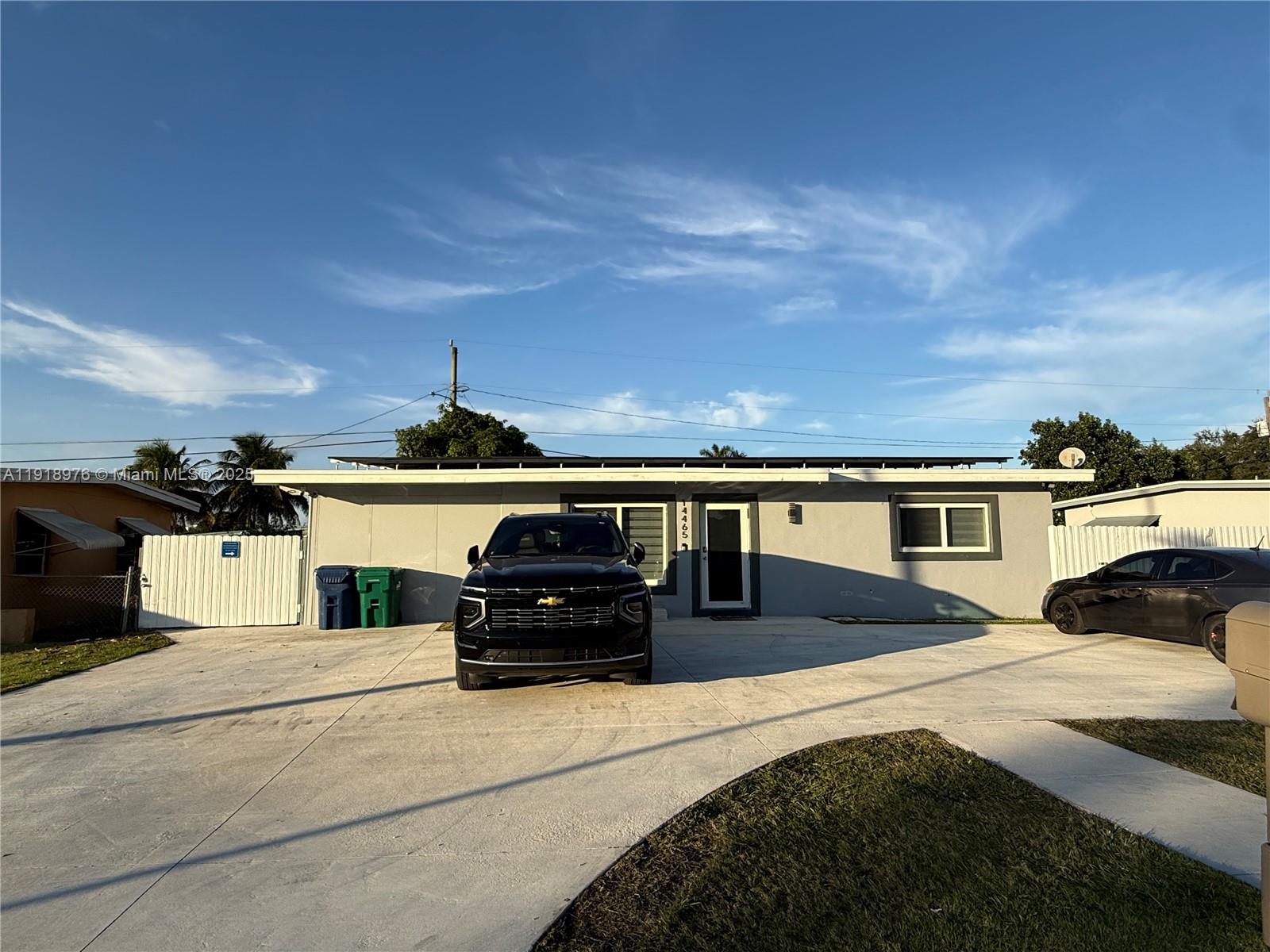 Beautifully renovated home offering modern comfort, functionality, and exceptional versatility. This residence features ceramic flooring throughout, a new roof, new central A/C, impact windows and doors, and new interior modern doors. The upgraded kitchen features contemporary appliances, an island with seating, and ample cabinet space—ideal for everyday living and entertaining. A dedicated playroom providing the perfect space for a children’s play area, home office, gym, or man cave. The bathroom has been fully updated, featuring a stylish design and a frameless glass shower.Enjoy outdoor living under the insulated covered terrace, with a backyard designed for low maintenance and maximum enjoyment—featuring paver areas, gravel sections, an aluminum fence, and ample space for a boat, RV, or additional recreational vehicles. Property also includes a storage shed and a new electrical panel. Solar panels installed in 2023 will be paid off at closing, offering long-term energy savings.A second structure featuring a 240 sq/ft income-producing accessory unit, complete with porcelain flooring, a modern shower, and a compact kitchenette—ideal for guests, in-laws, or rental income opportunities (buyer to verify local zoning/requirements).This home combines style, efficiency, and income potential—an excellent opportunity for homeowners or investors. Also, easy access to the Turnpike, US1, & Krome.