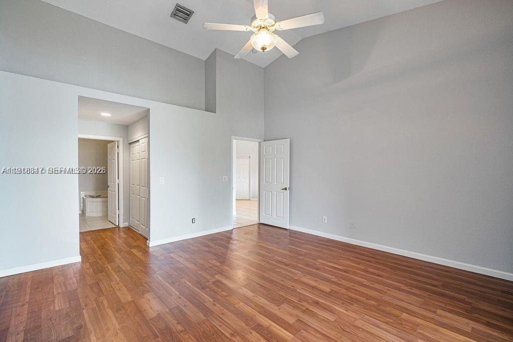 Designer master bathroom at 2437 Coral Trace Cir - Townhouse in Delray Beach