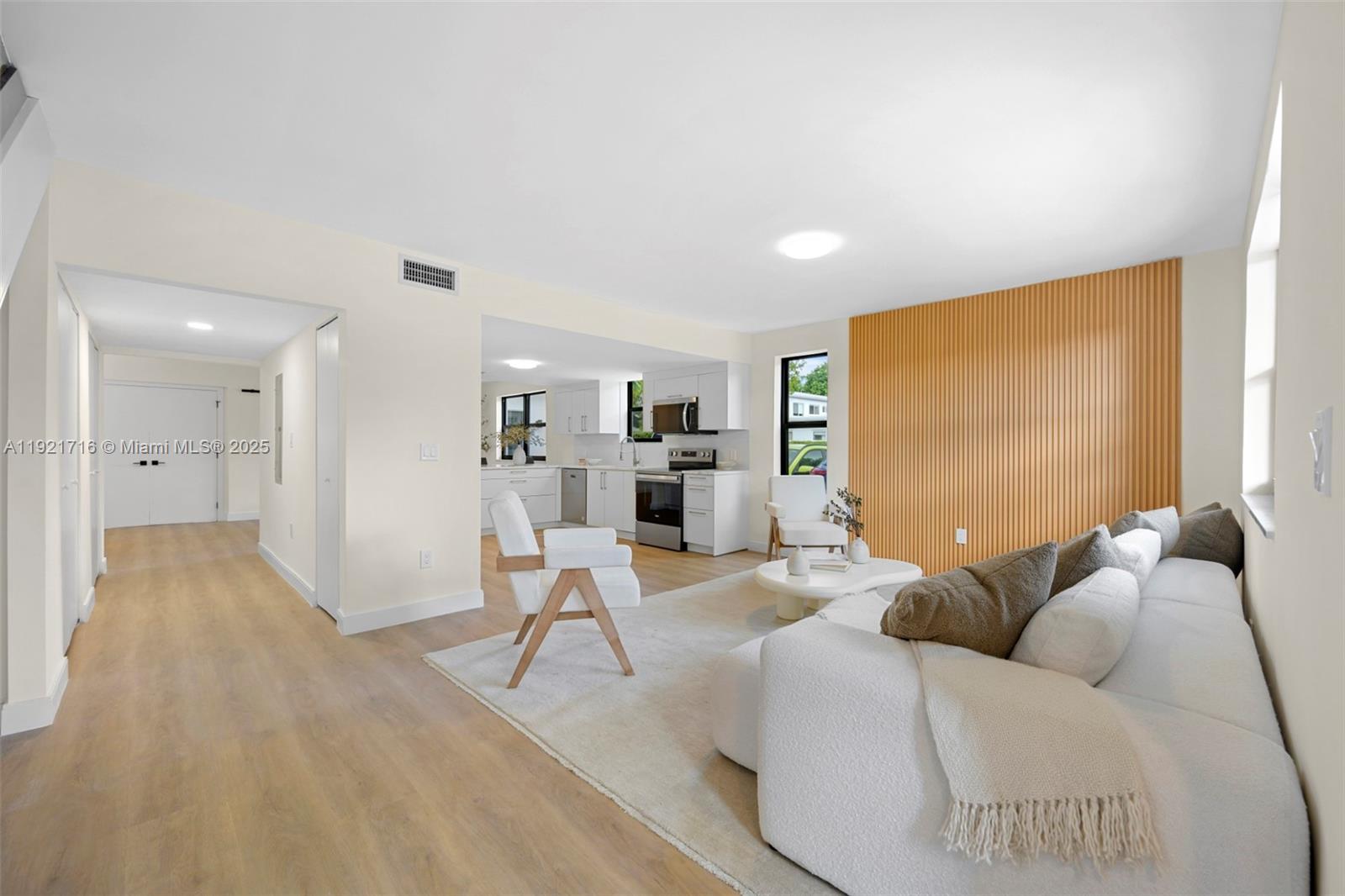 Brand-new 4BD/3BA luxury townhome in prime Miami Beach, just steps from the ocean. This modern two-story residence offers 1,820 sq. ft. of bright living space with private balconies, a front yard, and high-end finishes throughout. Features include hurricane-impact windows, elegant staircases, lush landscaping, a separate laundry room, and 2 assigned parking spaces. Crafted by a top interior designer, the home blends style, comfort, and functionality. Located in a quiet residential neighborhood near top-rated schools, beaches, parks, restaurants, and premier shopping. Move-in ready and ideal as a primary residence or beach retreat.