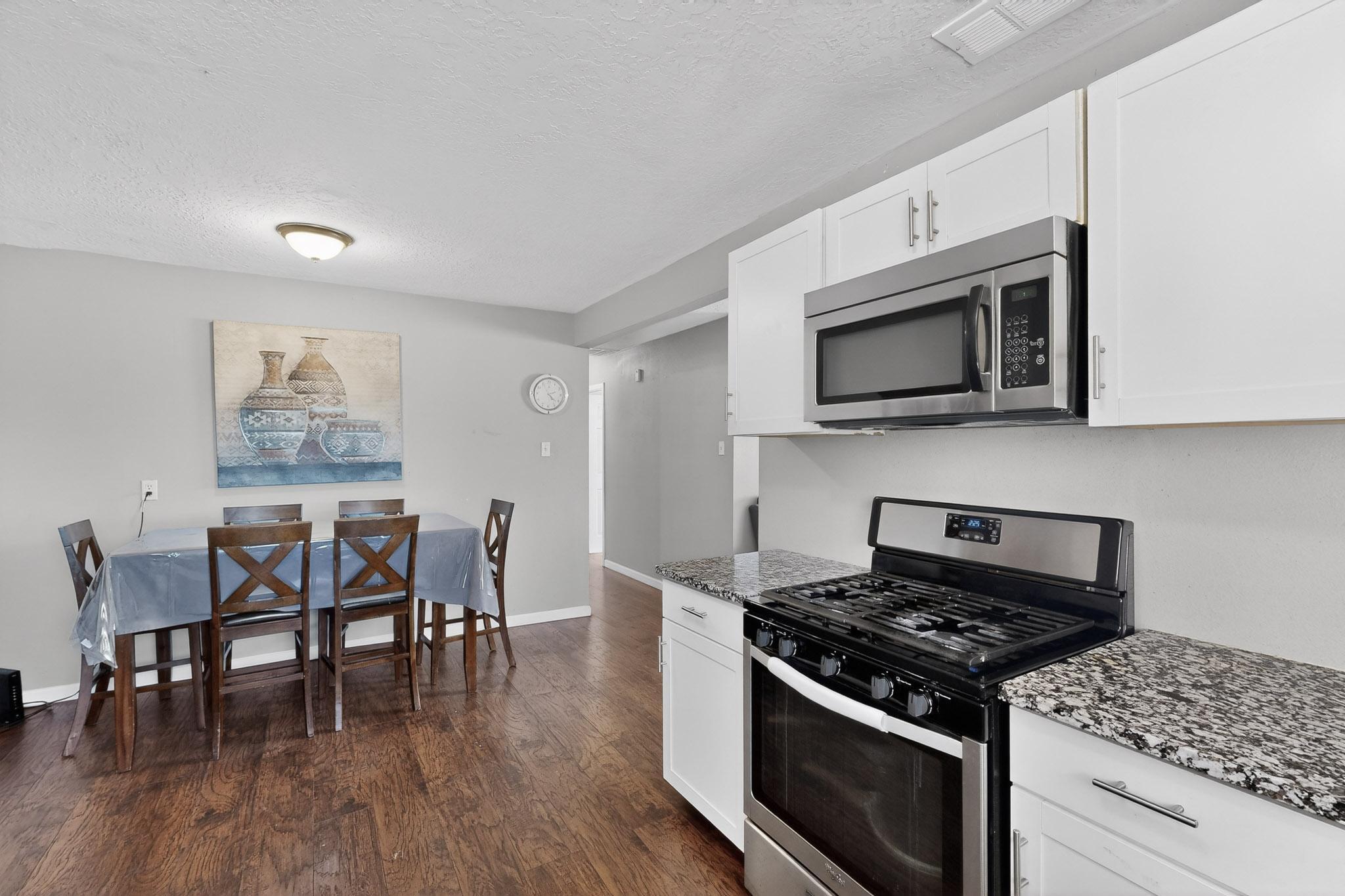 This beautiful, cozy home offers modern style and exceptional comfort throughout. Enjoy an open-concept layout that fills the space with natural light, creating an inviting atmosphere perfect for everyday living and entertaining.The modern kitchen features granite countertops, stainless steel appliances, and ample cabinet space--ideal for any home chef. With no carpet throughout the home.A durable metal roof provides long-lasting peace of mind, while the spacious backyard offers plenty of room for outdoor gatherings, pets, gardening, or future additions.Located JUST BLOCKS AWAY from neighborhood shopping, including Wal-Mart, Sam's Club, and a wide variety of restaurants and stores! NO HOA!Don't miss this opportunity! This charming modern home won't last long l