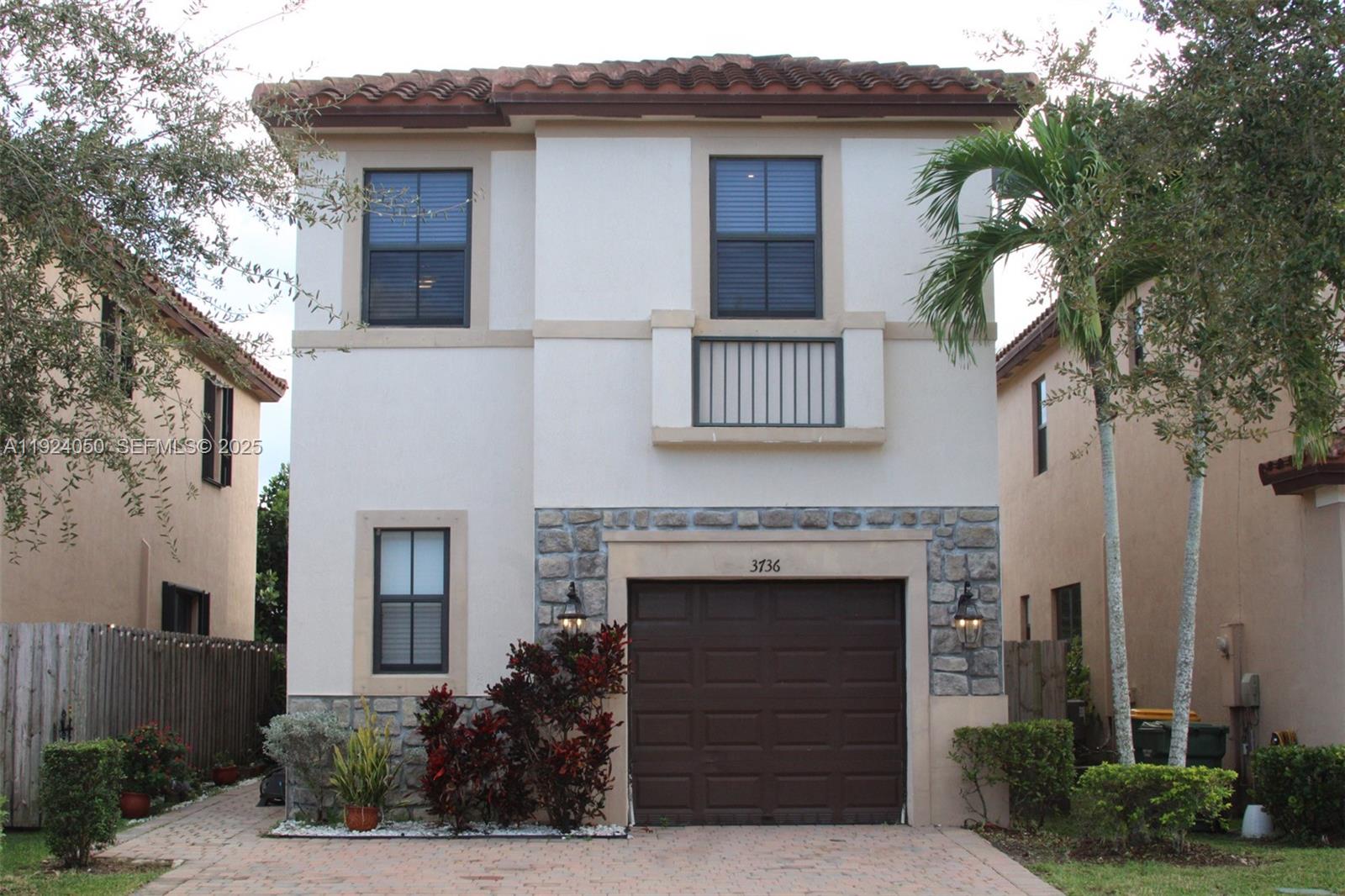 The Two story single family home is a beautiful maintained 3 bedroom, 3 bath gem in one of Homestead’s most desirable gated communities. Enjoy an open layout with stainless steel appliances, a cooking island, and a full bath downstairs for added convenience. All bedrooms are upstairs, including a spacious primary suite with a walk in closet. Resort style amenities include a clubhouse, full gym, pool, and kids water park perfect for the whole family.