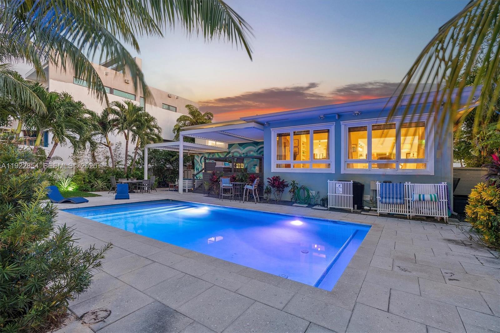 Stunning waterfront exterior at 1361 104th St - Home in Miami Shores