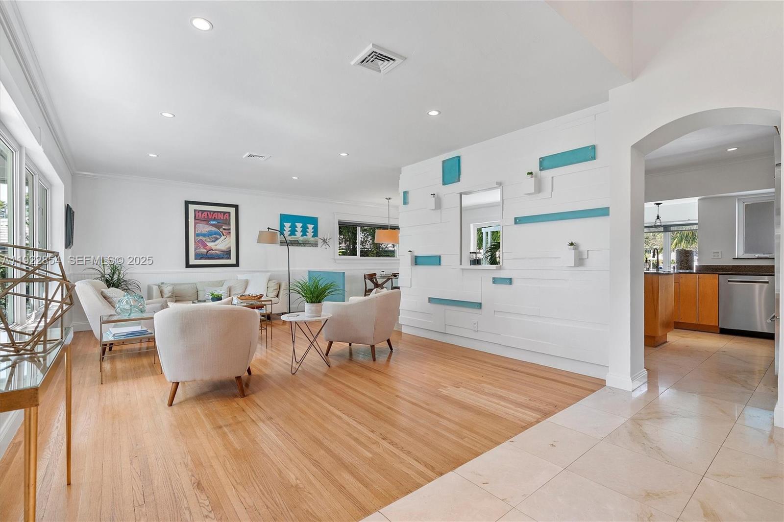 Well-appointed guest bedroom at 1361 104th St - Home in Miami Shores