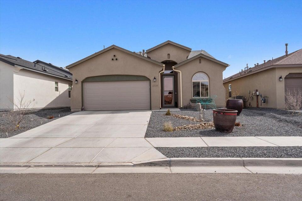 Now Offering a 5k Sellers Credit!! Hakes Brothers Newer Home!  With a transferable warranty. Lots of upgrades , insulated garage door, complete backyard and more. This home design features 3 bedrooms, 2 bathrooms, 2 car garage with a welcoming entry that opens to a bright, elegant dining room. The spacious kitchen with a grand island functions as the heart of the home and the great room features a tray ceiling that highlights an abundance of natural light newer washer/dryer, Paid water system/gutters, new curtains and tinted windrows, and extra storage shelves. Bring your buyers today.