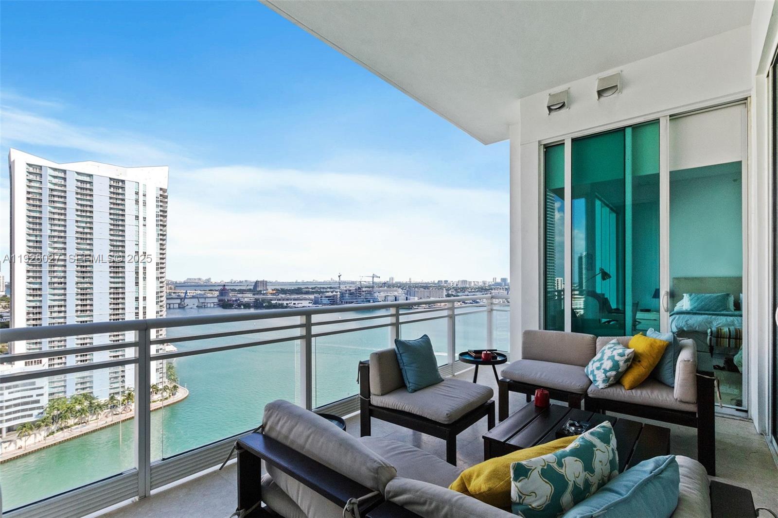 Enjoy breathtaking panoramic views of Biscayne Bay and the Miami skyline from this 20th-floor, 2-bedroom, 2.5-bathroom residence in Asia, Brickell Key’s premier luxury building with only 123 exclusive residences. Features include private elevators, soaring 12-foot ceilings, floor-to-ceiling glass, and a spacious open layout with high-end finishes and a split floor plan. This residence also offers a storage room on the same floor and 2 assigned covered parking spaces.Asia Condominium provides 24-hour attended guard gate and concierge, valet service, pools, fitness center, spa, and tennis and racquetball courts. Brickell Key is a private, serene island just steps from Miami’s vibrant business district, shopping, dining and cultural activities. Minutes from Miami International Airport and Miami Beach.