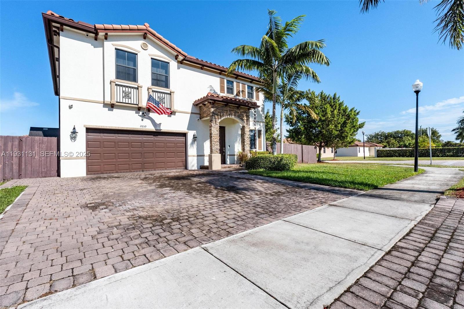 Seller is relocating, providing a wonderful opportunity to own this stunning home in the gated, family friendly community of Portovita. Featuring 4 bedrooms, 2.5 bathrooms, and 2,720 square feet of living space on a desirable corner lot, the home offers a two-car garage, private swimming pool, and plenty of room for recreational toys. The main floor includes a spacious living room, dining room, family room, kitchen, and half bathroom, while the second floor houses all bedrooms, two full bathrooms, and a laundry room. Residents enjoy a private clubhouse with a large pool, jacuzzi, gym, and playground, all just minutes from the Florida Turnpike and the gateway to the Florida Keys.