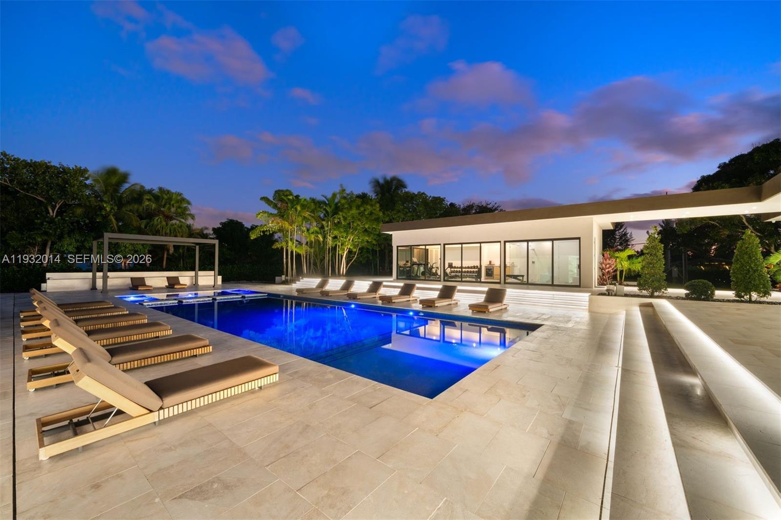 Impressive exterior facade at 17841 70th Pl - Luxury Estate in Southwest Ranches