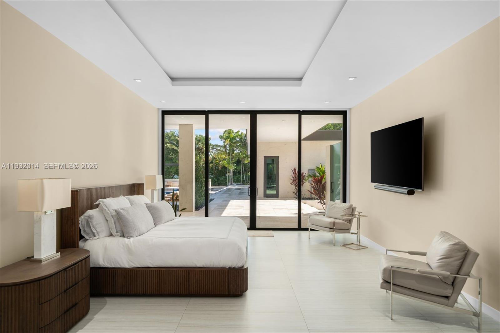 Elegant master bedroom retreat at 17841 70th Pl - Luxury Estate in Southwest Ranches
