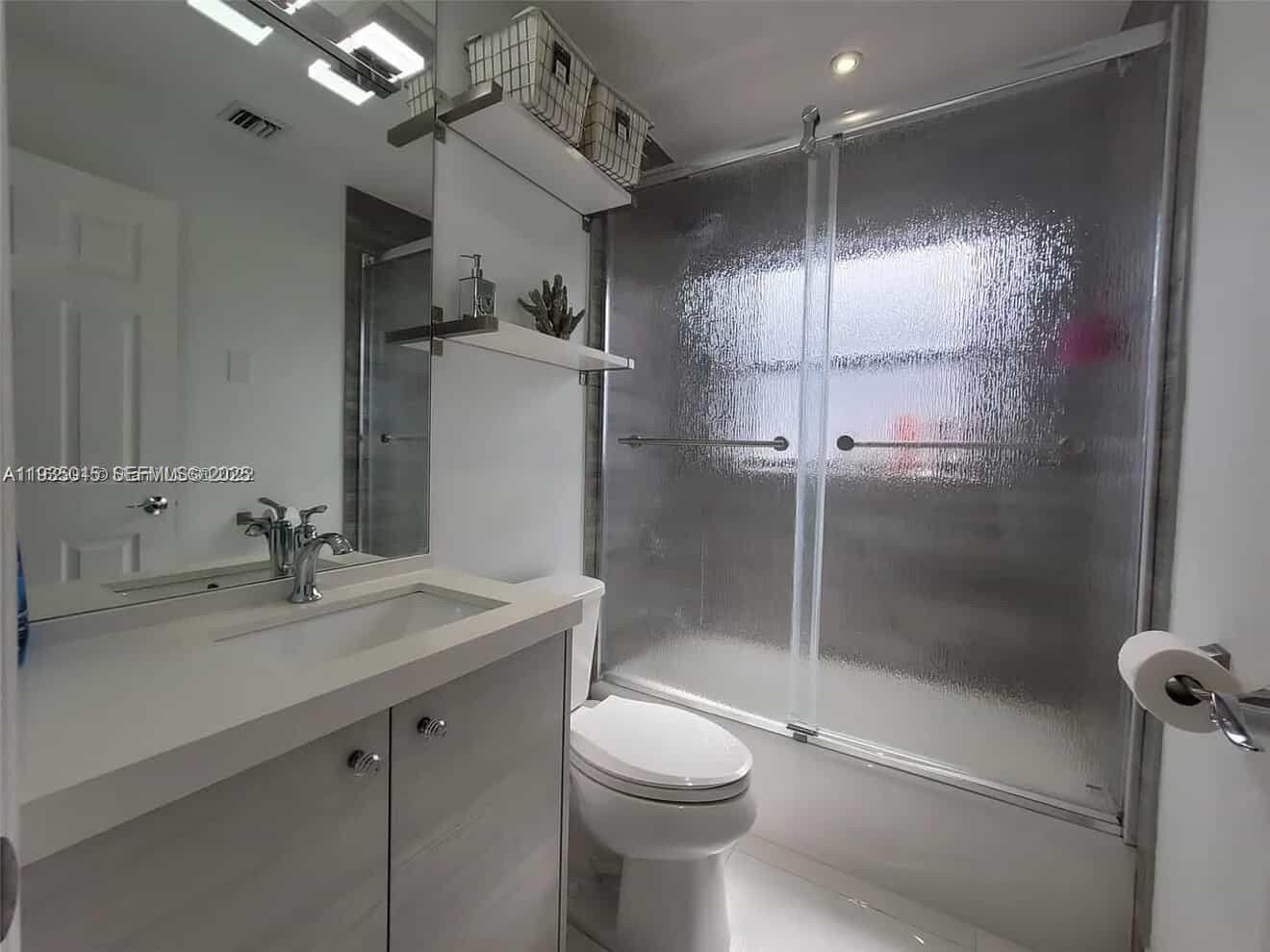 Designer master bathroom at 270 7th St - Home in Dania Beach