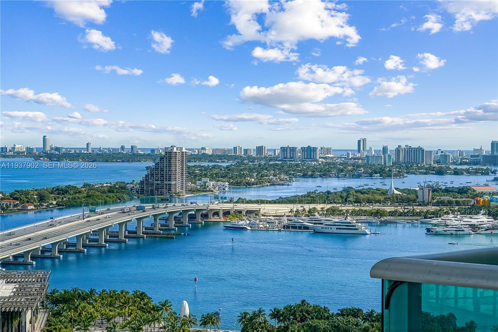 *** Click on Virtual Tour Link for Video Tour*** Spacious 1 Bedroom condo with 2 full baths & a den at the 900 Biscayne Building located in downtown Miami. Enjoy over 200 sq ft of outdoor space from any one of your TWO private balconies. Wake up to sweeping sunrise views over the Miami Beach skyline & across relaxing waters of Biscayne Bay. This condo features porcelain floors throughout, sub-zero & Miele appliances in the kitchen, built-in closets & much more. 900 Biscayne offers 5-Star amenities 24/7 concierge, Valet, 2 swimming pools, whirlpool spa, observation deck with panoramic city & bay views. Walking distance to museums, performing arts university Commuter friendly location within multiple modes of transportation available. Hurry as prices are on the rise.