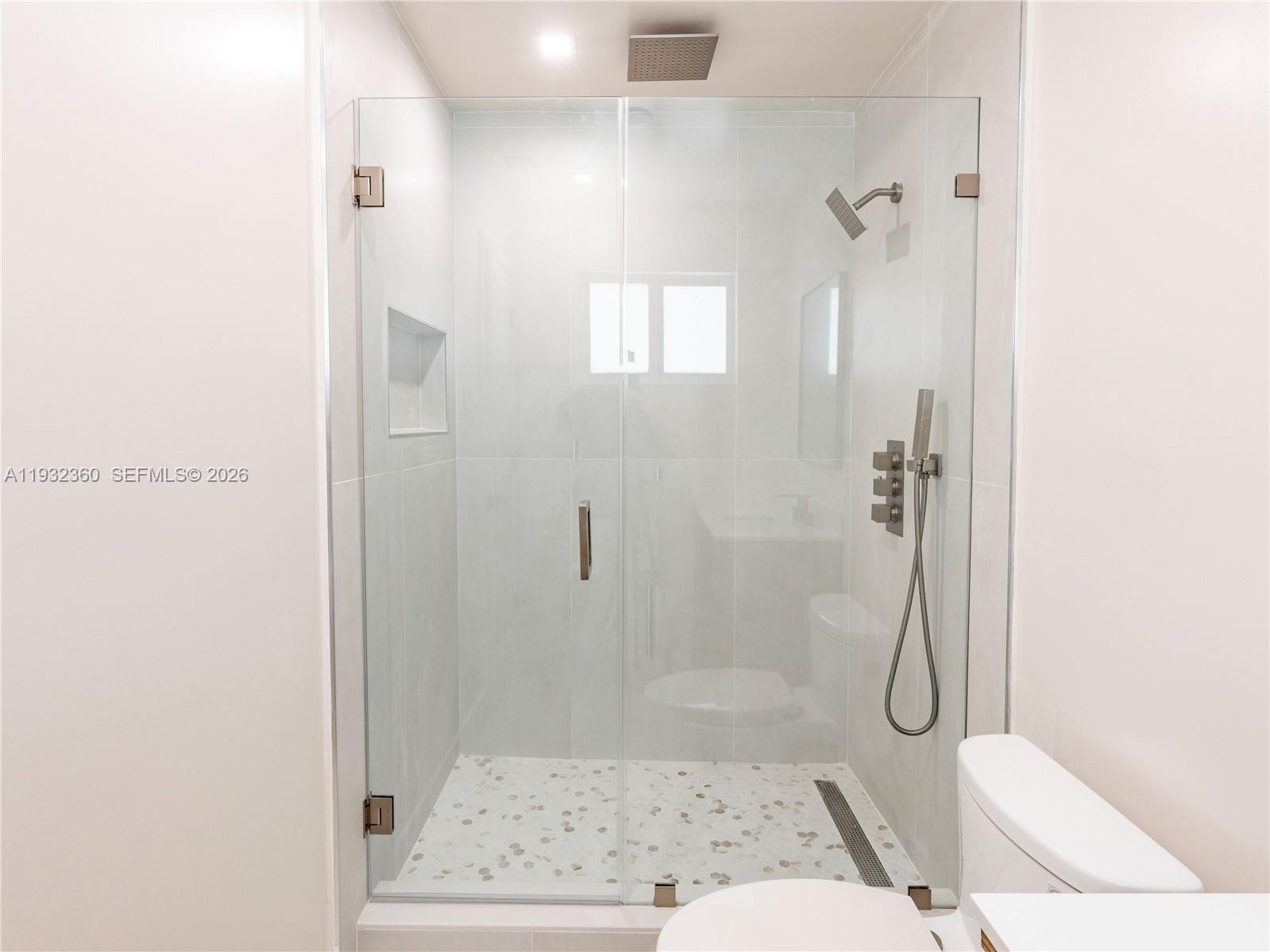 Designer master bathroom at 254 4th St - Home in Dania Beach