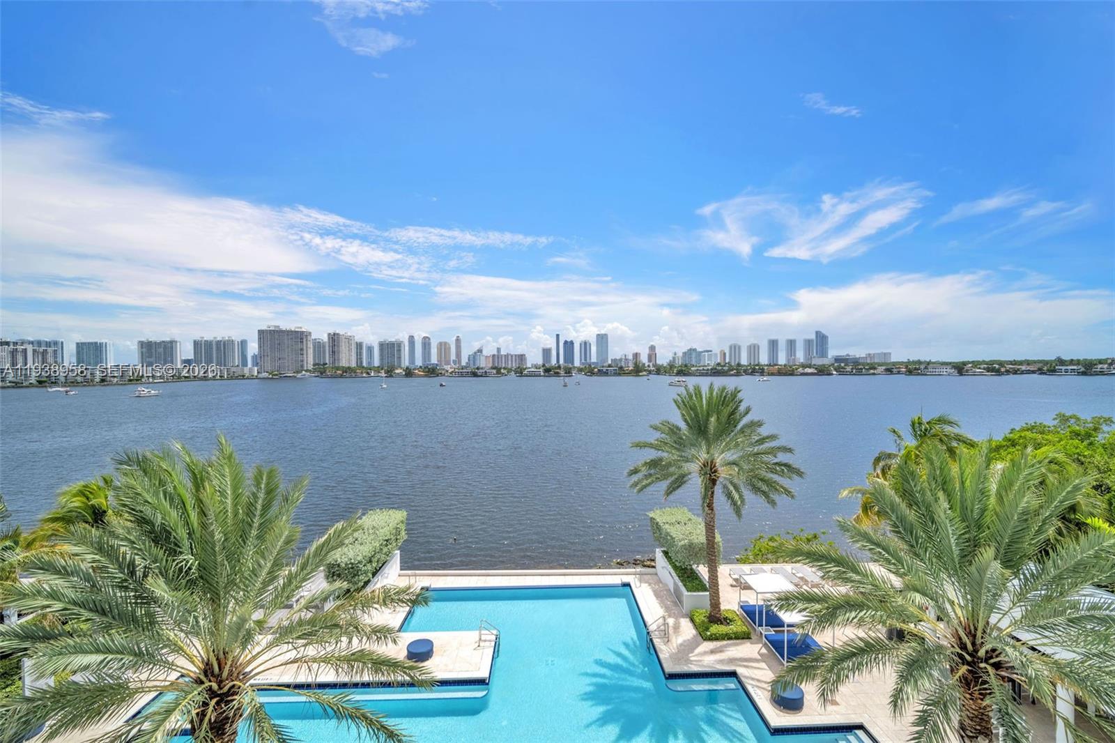 Located in the most sought-after line at Marina Palms Residences, this exceptional two-story residence offers elevated waterfront living with unobstructed Intracoastal views. Featuring 2 bedrooms and 2.5 bathrooms, the home blends modern elegance with comfort. Enjoy a chef-style kitchen with high-end appliances, generous living spaces, and a spacious balcony ideal for relaxing or entertaining against a stunning water backdrop. Full-service, resort-style amenities include a 24-hour attended lobby and concierge. Ideally situated near Aventura’s dining, shopping, and entertainment. Includes 2 assigned parking spaces plus 1 assigned valet space. A rare opportunity to own in one of Aventura’s premier luxury buildings.