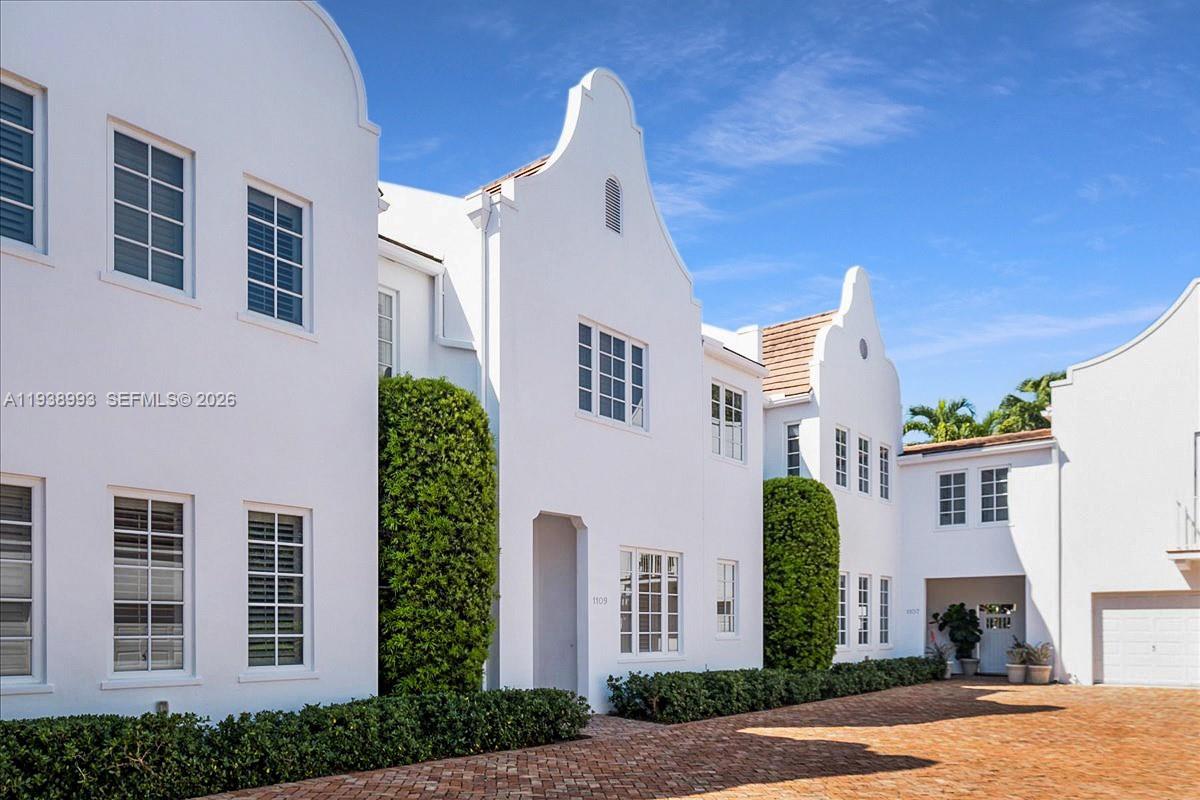 Rarely available rental in the Village of Campo Sano! Enjoy sophisticated living in this two-story townhouse with spectacular views of the Riviera Golf Course. The unit’s ground floor living space features a family room, formal living/dining room lined with French doors opening to a patio right on the course + gourmet kitchen with gas stove. 2nd floor has 3 bedrooms + laundry. Main bedroom suite has private balcony overlooking the golf course, ample closet space & spacious bath. 2 other guest suites share hall bath; one guest bedroom has built-in desk and shelving. Additional features incl wood floors throughout, high ceilings, plantation shutters, screens on French doors, 2 car garage & ideal central location in Coral Gables. No short term leases.