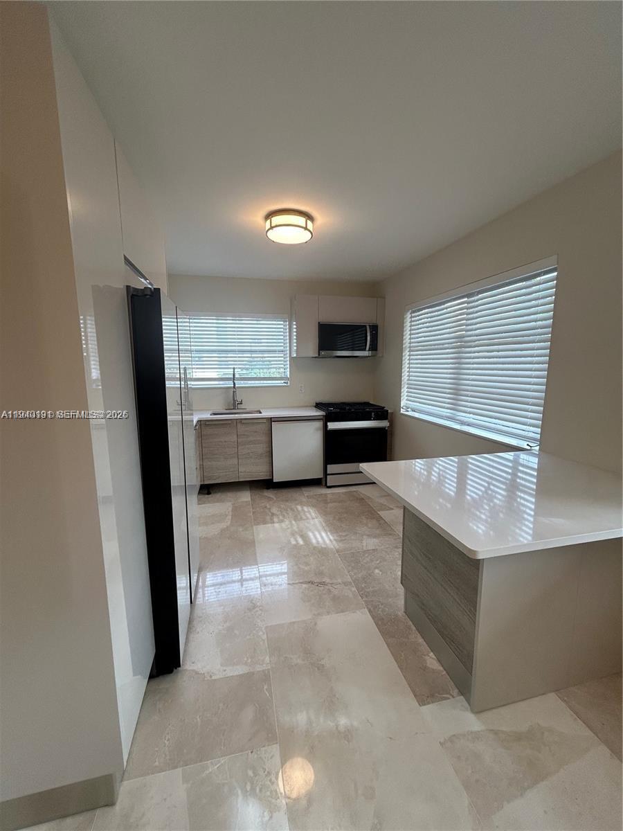 Designer master bathroom at 1060 92nd - Condo in Bay Harbor Islands
