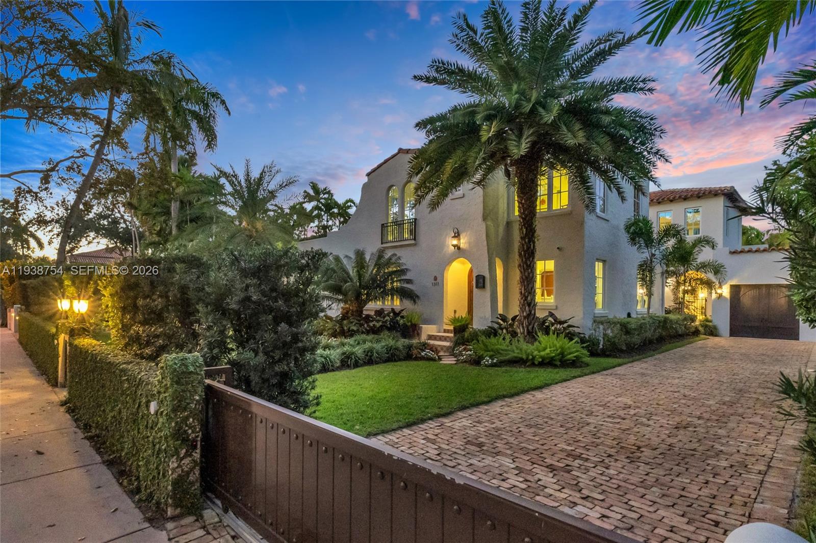 Step into Coral Gables history w/ this extraordinary 1928 centennial home, a rare blend of timeless architecture & modern luxury. Thoughtfully renovated & expanded in 2020, the residence retains its historic charm while offering contemporary upgrades. Enjoy a spacious open kitchen that flows seamlessly into the family rm, w/ views of the pool & terrace, perfect for indoor-outdoor living. Set on a 15,000 SF lot, the home also features two large rooftop terraces, a private elevator & a movie theatre. A separate 1BD/1BA suite offers flexibility for in-laws, guests, or a private office. Outfitted w/ a whole-home generator, Starlink satellite internet, & smart features. A rare opportunity to own a piece of Coral Gables’ architectural legacy, in a prime location 2 blocks from the Granada golf course.