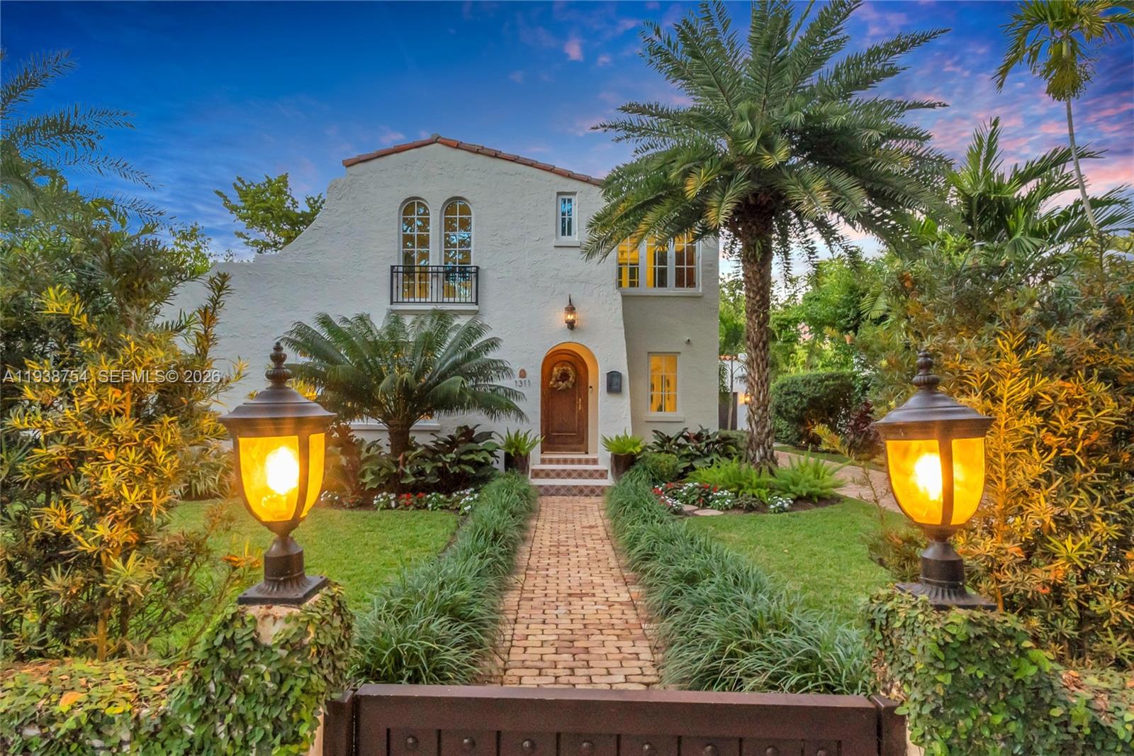 Step into Coral Gables history w/ this extraordinary 1928 centennial home, a rare blend of timeless architecture & modern luxury. Thoughtfully renovated & expanded in 2020, the residence retains its historic charm while offering contemporary upgrades. Enjoy a spacious open kitchen that flows seamlessly into the family rm, w/ views of the pool & terrace, perfect for indoor-outdoor living. Set on a 15,000 SF lot, the home also features two large rooftop terraces, a private elevator & a movie theatre. A separate 1BD/1BA suite offers flexibility for in-laws, guests, or a private office. Outfitted w/ a whole-home generator, Starlink satellite internet, sonos & smart features. A rare opportunity to own a piece of Coral Gables’ architectural legacy, in a prime location 2 blocks from the Granada golf course.