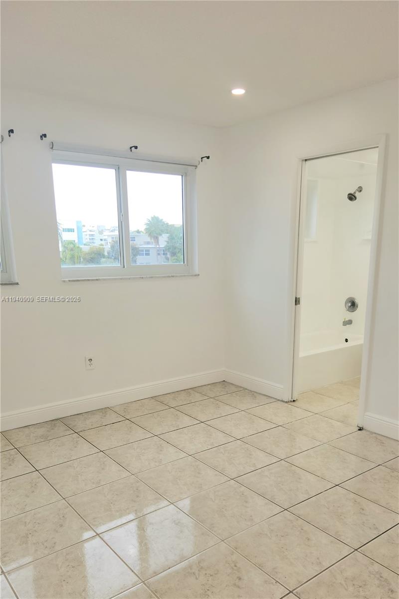 Modern kitchen with designer features at 1020 94th St - Condo in Bay Harbor Islands