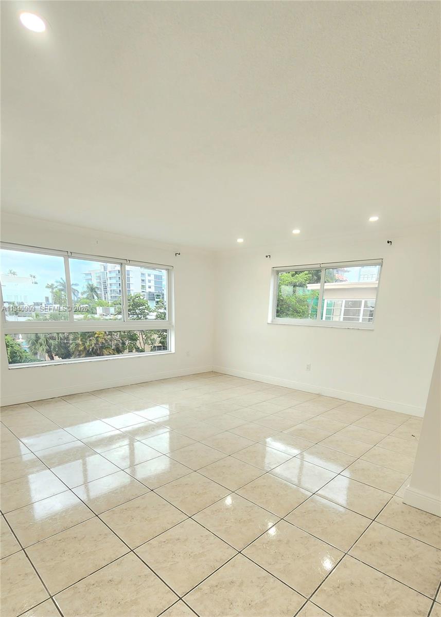 Modern kitchen with designer features at 1020 94th St - Condo in Bay Harbor Islands