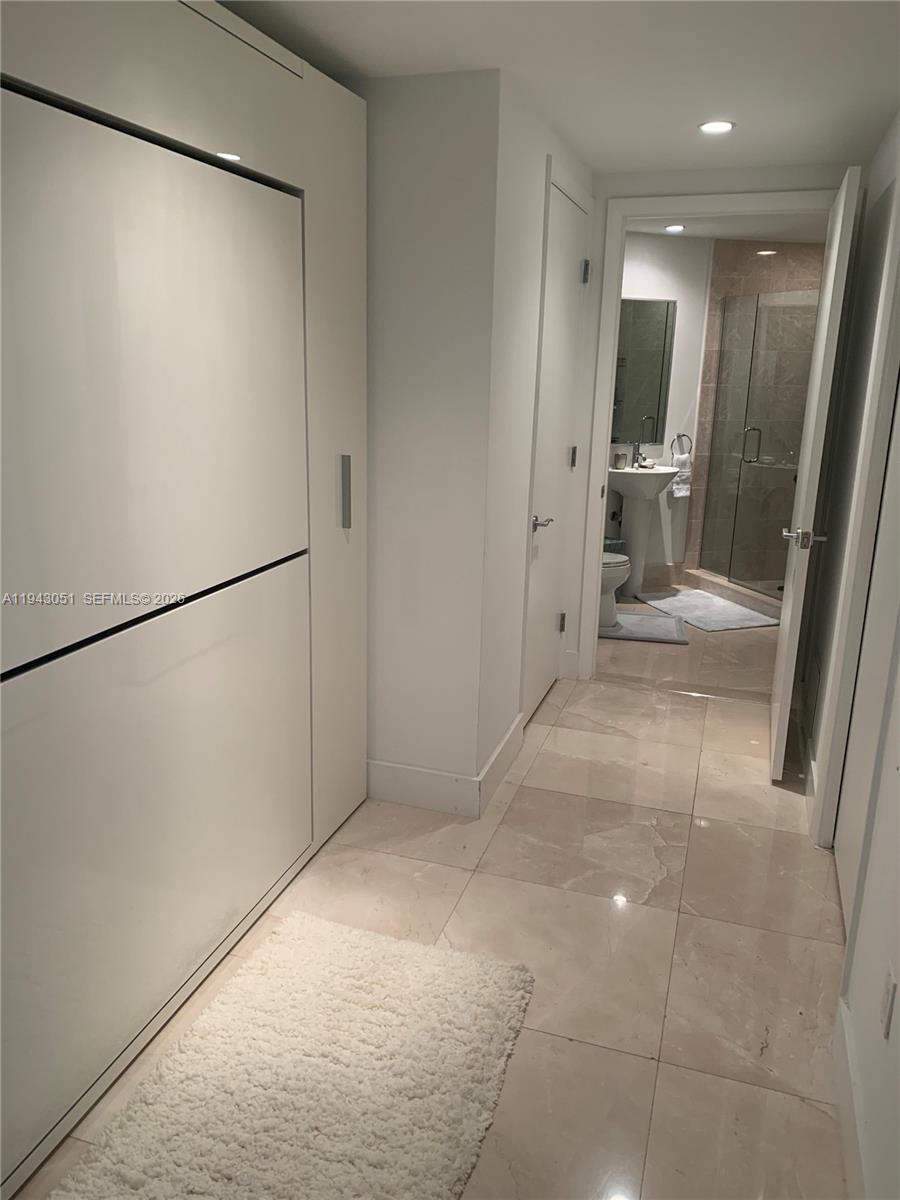 Designer master bathroom at 17001 Collins Ave - Condo in Sunny Isles Beach