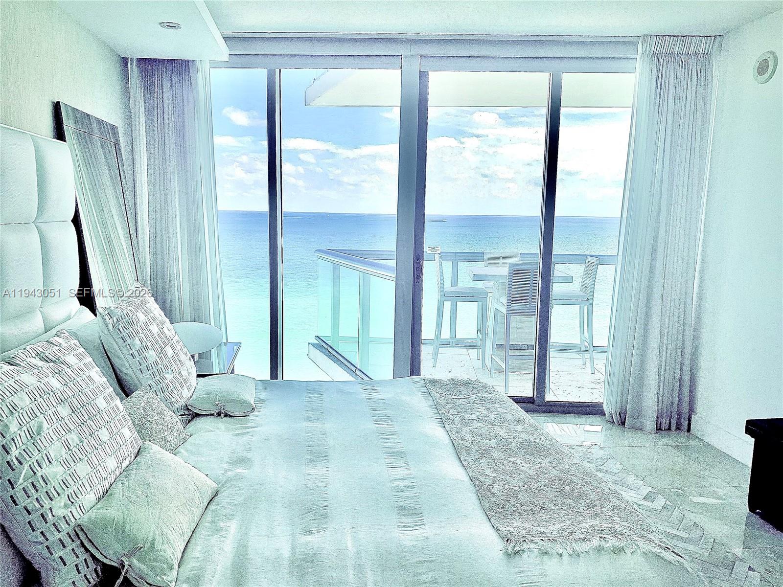 Waterfront views and dock access at 17001 Collins Ave - Condo in Sunny Isles Beach