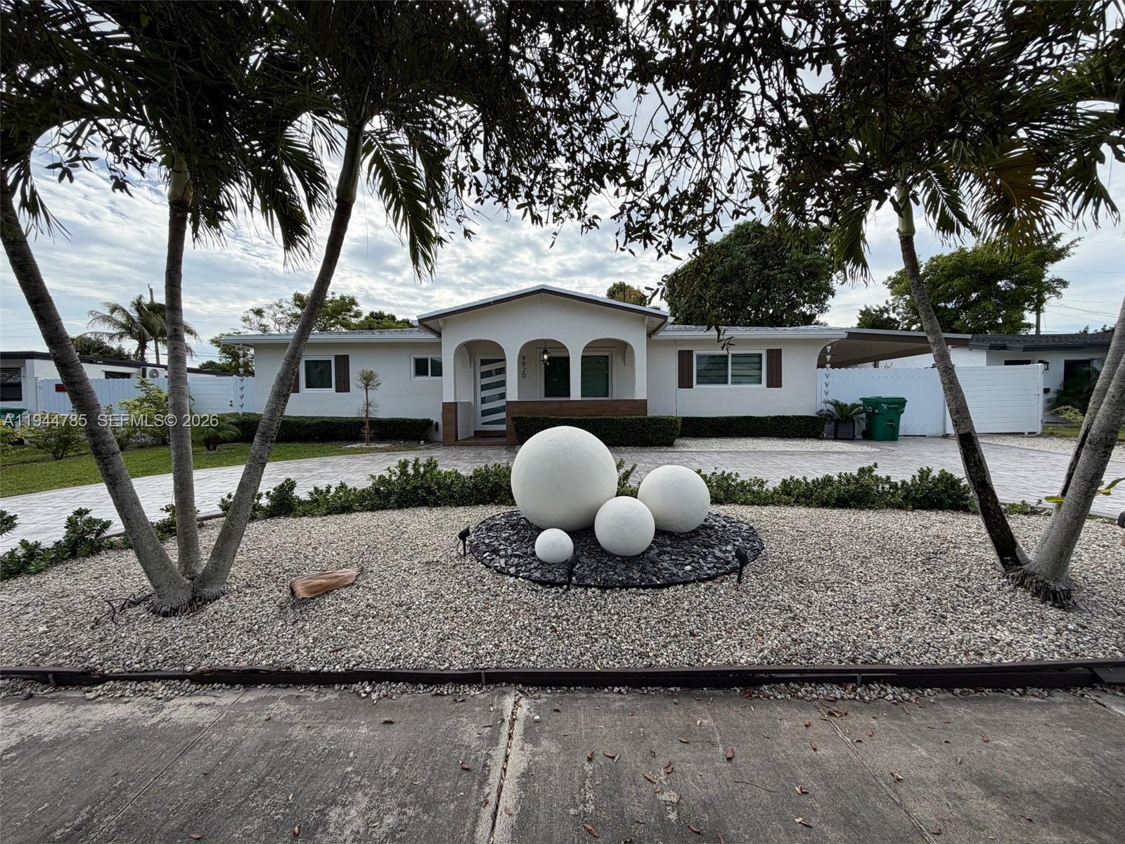 NO HOA. Welcome to this spacious 3-bedroom, 2 baths. New Roof (2024), New A/C Duct System (2024), New Paved Driveway (2024), Impact Windows & Doors (2022), Private Fence (2021). Zebra blinds throughout. High-end washer & dryer. Spacious Master Suite, a custom walk-in closet with built-in organizers. 8,400 sq. ft. landscaped lot with BBQ area, private well. There is a separate efficiency with private entrance.  Close to Old Cutler Road. Minutes from Black Point Marina, local shops, schools, parks and restaurants.