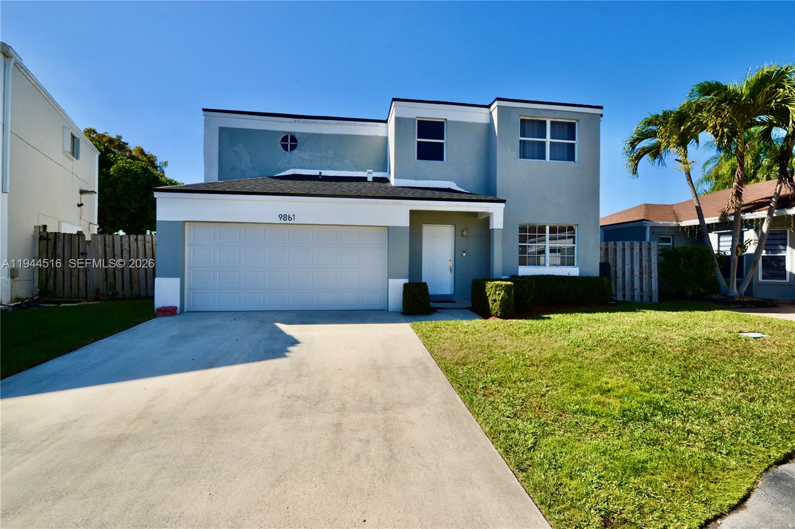 Beautiful home located in the desirable Lakes by the Bay community in Cutler Bay. This single-family residence features a fairly new roof, an upgraded kitchen, tile flooring throughout the first floor, recently replaced kitchen and laundry appliances, and a fenced patio. The primary suite offers a new vanity, a state-of-the-art toilet, and a walk-in closet. The second floor features laminated wood flooring and an updated bathroom. The home is conveniently located near the community pool. Community amenities include tennis courts, scenic lakes, and maintenance of the common areas. This is a great location to live in Miami, with easy access to the Florida Turnpike and Old Cutler Road just minutes away.