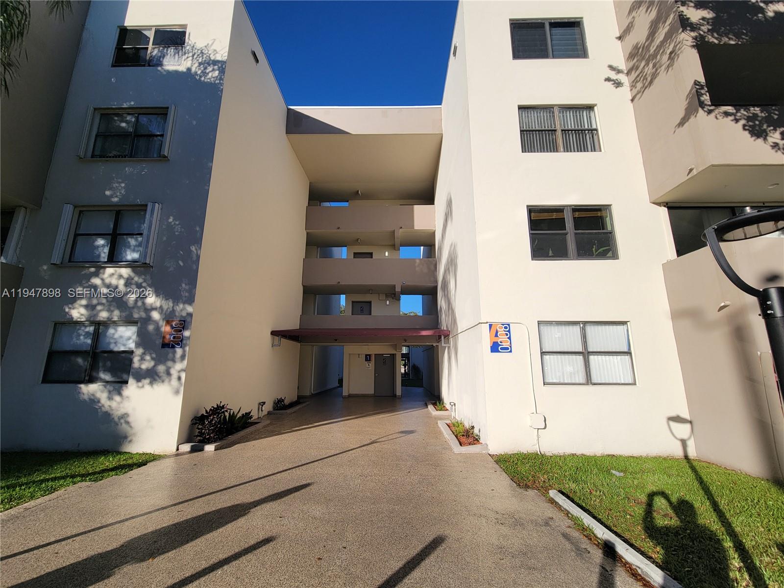 Prime Kendall location! Spacious 2-bedroom, 2-bath condo featuring a functional layout, in-unit washer and dryer, and great natural light throughout. The building has recently completed its 40-year recertification, offering peace of mind, and includes amenities such as a pool, elevator access, private storage, assigned parking, and ample guest parking. With minimal cosmetic updates, this unit offers excellent upside and strong rental potential with no rental restrictions. Ideally located near Baptist Hospital, shopping, dining, major highways, and top-rated schools. A solid opportunity for first-time buyers or investors alike.