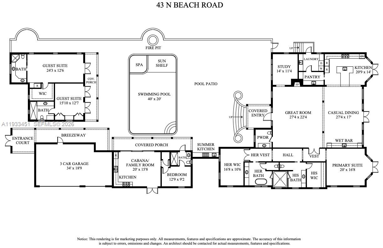 Homes for sale in Jupiter Island, FL | 43 N Beach Rd, Jupiter Island, FL 33455 | MLS# A11933451