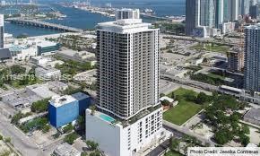 Nice unit: 1+1, one full bath, and a half. LOOKING WEST WITH BEAUTIFUL SUNSETS. Trending area close to Brickell and South Beach.