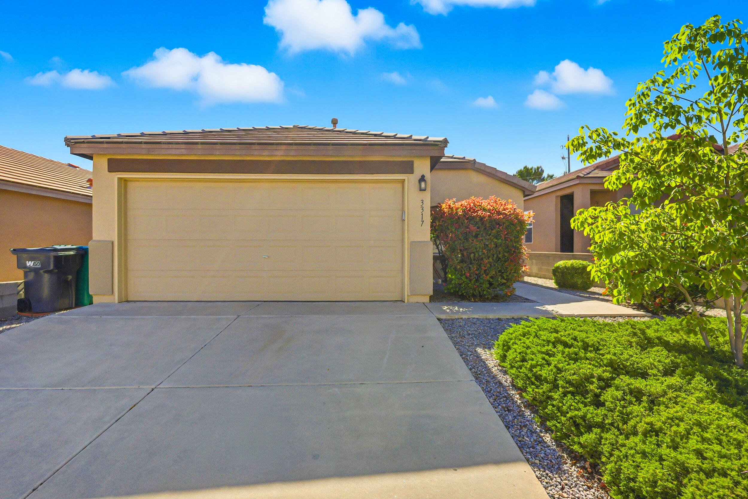 Listed at Appraised Price & Move-In Ready. Fall in love with this charming 3-bedroom, 2-bath Chamisa Hills home located in a gated Rio Rancho Community, close to shopping, dining, and everyday conveniences. Step inside to discover nearly new LG kitchen appliances, fresh interior paint, and thoughtful updates throughout, including ceiling fans and window blinds--all completed within the last year. Tile and laminate flooring span the home for easy care and a clean, modern feel. Truly move-in ready, all that's missing is you and your personal touch to make this house your home.