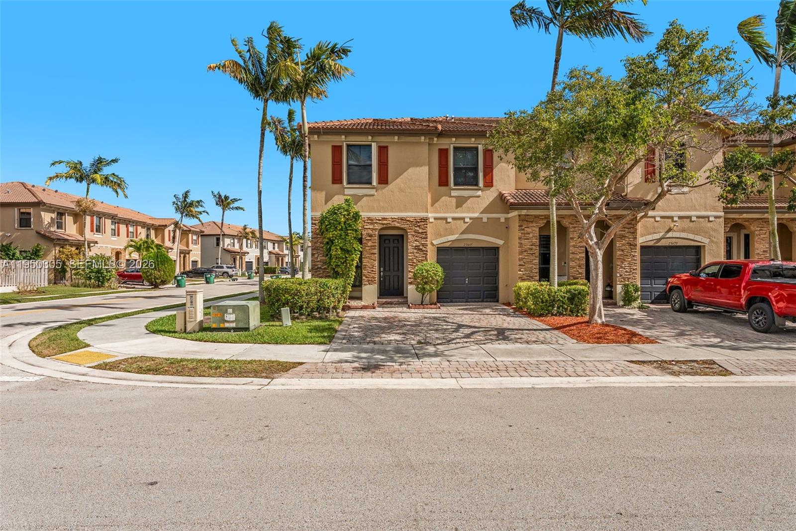 This spacious home offers a functional and comfortable layout with tile flooring throughout the main level and laminate flooring upstairs. The corner location provides added privacy and a more open, tranquil setting. Located in a well-maintained community featuring resort-style amenities, including a clubhouse with fitness center, swimming pools, children’s water park, playgrounds, basketball court, picnic areas, and more. Low association fee. Conveniently located near shopping, dining, and major roadways, this home offers comfort, peace, and lifestyle all in one. Easy to show don’t miss the opportunity to make this beautiful home yours. Please schedule all showings through ShowingTime. SELLER IS MOTIVATED!!