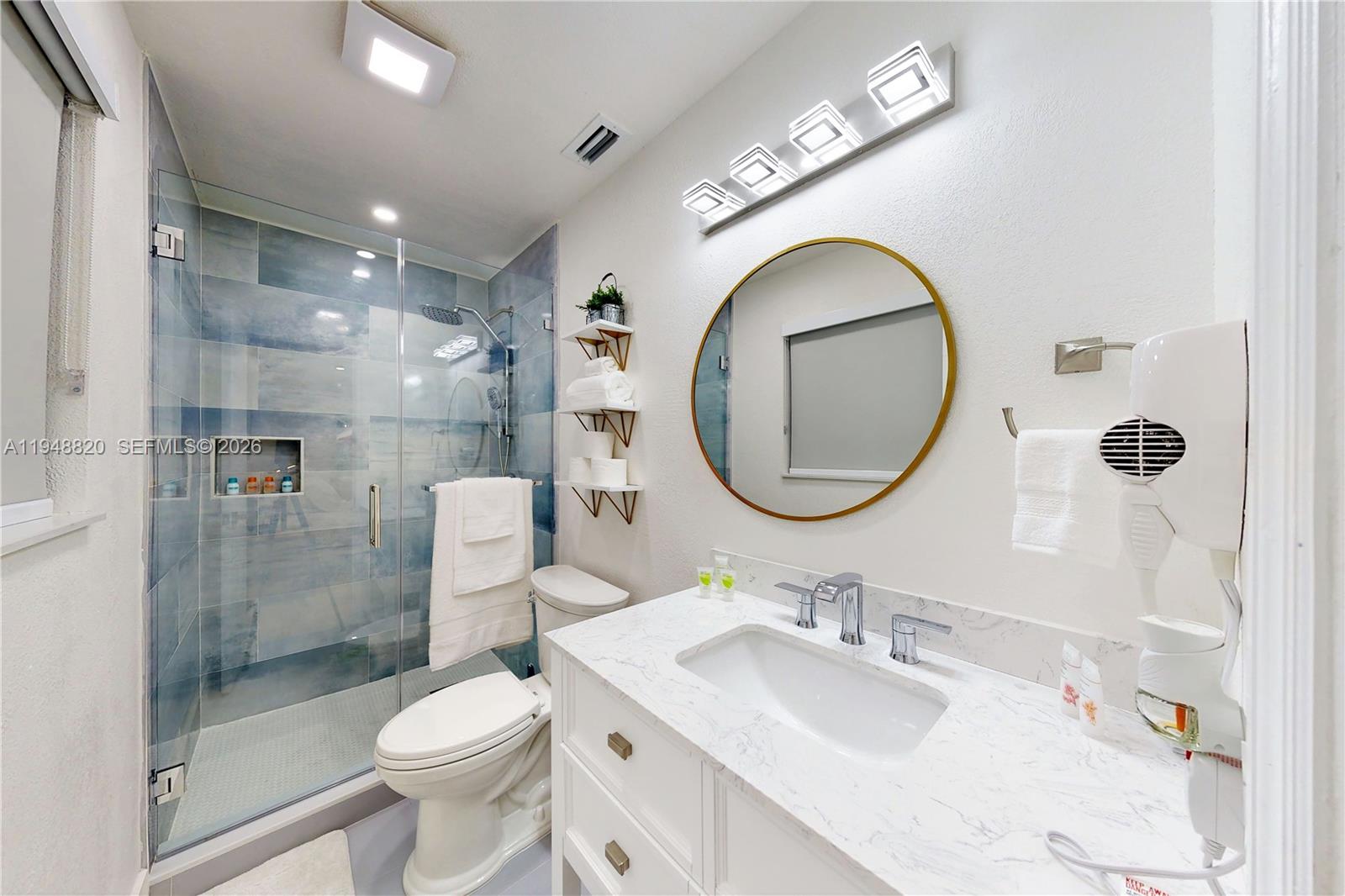 Designer master bathroom at 4711 42nd Ter - Home in Dania Beach
