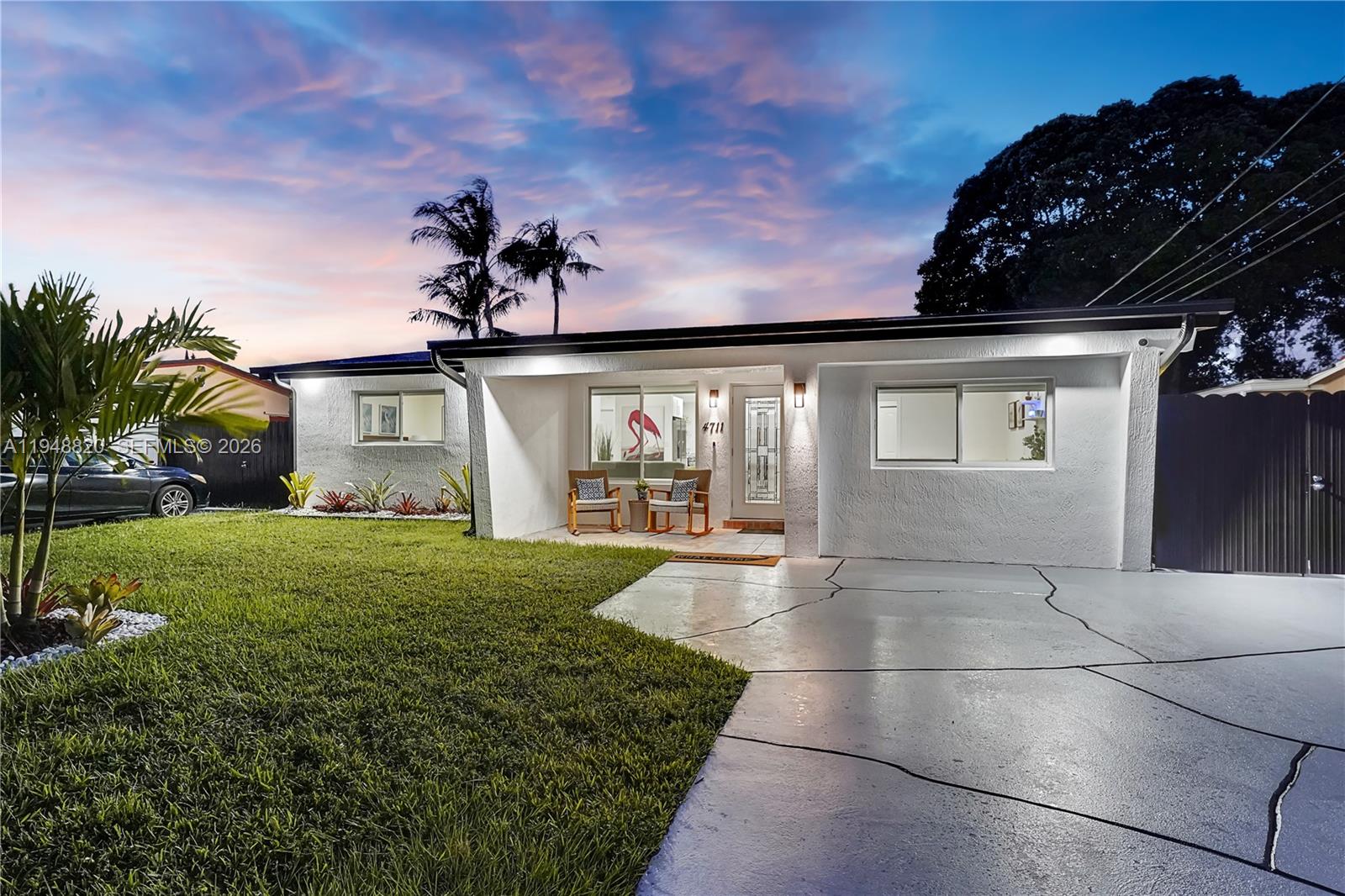 Spacious living room with panoramic views at 4711 42nd Ter - Home in Dania Beach