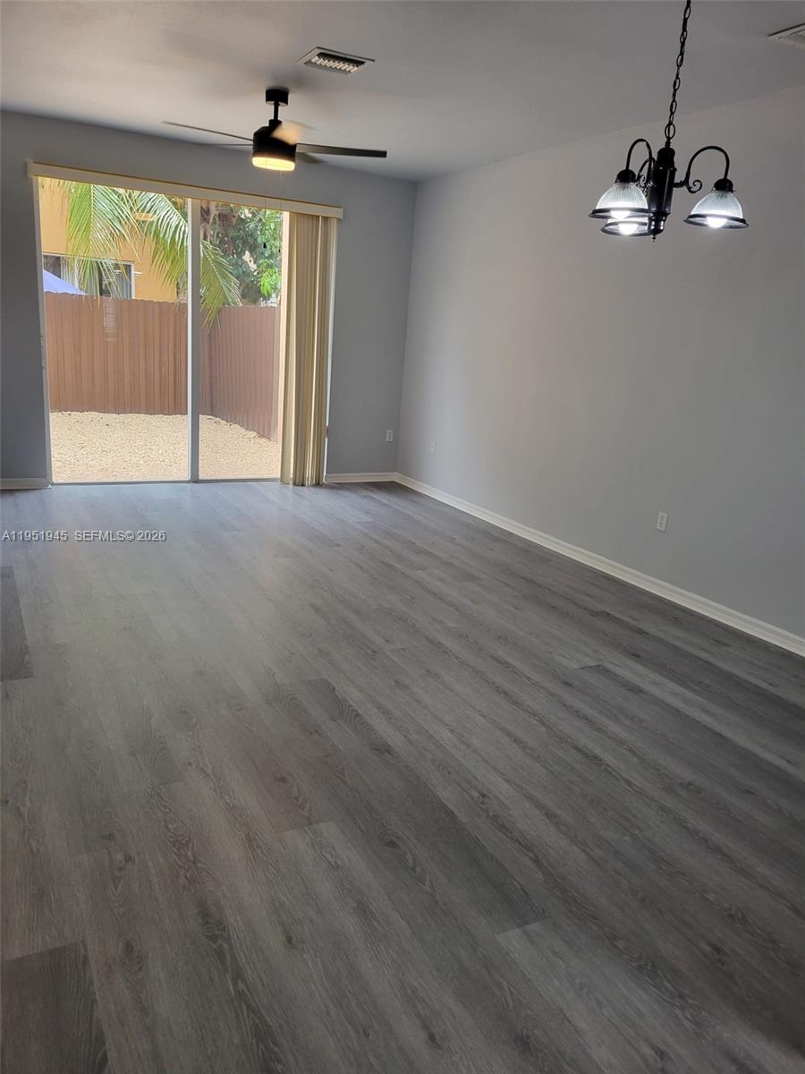 Beautiful and spacious 3-bedroom, 3-bath townhome located in the desirable gated community of Casa Del Sur! This well-maintained home features an open layout with a bright living and dining area, a NEW stainless-steel appliances, and a convenient half bath on the first floor. Upstairs, the large primary suite offers a walk-in closet and private bath, along with two additional bedrooms and a full bathroom. Washer and dryer in unit. Enjoy your private outdoor patio, perfect for relaxing or entertaining. The community offers a clubhouse, pool, gym, and playground. Conveniently located near shopping, dining, Baptist Hospital, Homestead Miami Speedway, and with easy access to the Turnpike. Pets welcome! Rapid approval available. A must-see opportunity!