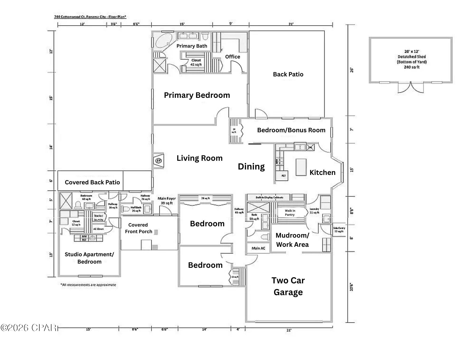 Details for 744 Cottonwood Court, Panama City, FL 32404
