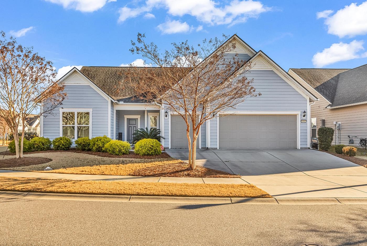 Welcome to effortless living in this beautifully maintained Dunwoody floor plan, the second-largest floor plan available in the highly sought-after Del Webb community. Set on a premium corner lot, this home has been lovingly cared for by its original owner and offers a bright, open layout designed for both everyday comfort and easy entertaining. Featuring an attached 2 car garage and a golf cart garage.  From the moment you step inside, you’ll notice the abundance of natural light, thoughtful flow, and refined finishes throughout. The spacious design features three bedrooms and three full baths, and also includes a flex room/den/additional bedroom that adapts effortlessly to your needs.  The heart of the home is enhanced by numerous builder and homeowner upgrades, including double crown molding, a fireplace, quality finishes, and carefully selected enhancements that add character and value while maintaining a timeless, cohesive feel.  The primary suite offers a peaceful retreat, complete with a large walk-in closet, a walk-in shower, and a separate jacuzzi tub, designed for relaxation, comfort, and accessibility. Bathroom two features a walk-in tub, ready for family or friends to enjoy safely.  Every detail of this home reflects pride of ownership, from its immaculate condition to its thoughtful design choices. Combined with the resort-style amenities including the exclusive Grand Dunes Ocean Club and active lifestyle Del Webb is known for, this home offers not just a place to live—but a place to truly enjoy the unique lifestyle available at Del Webb.