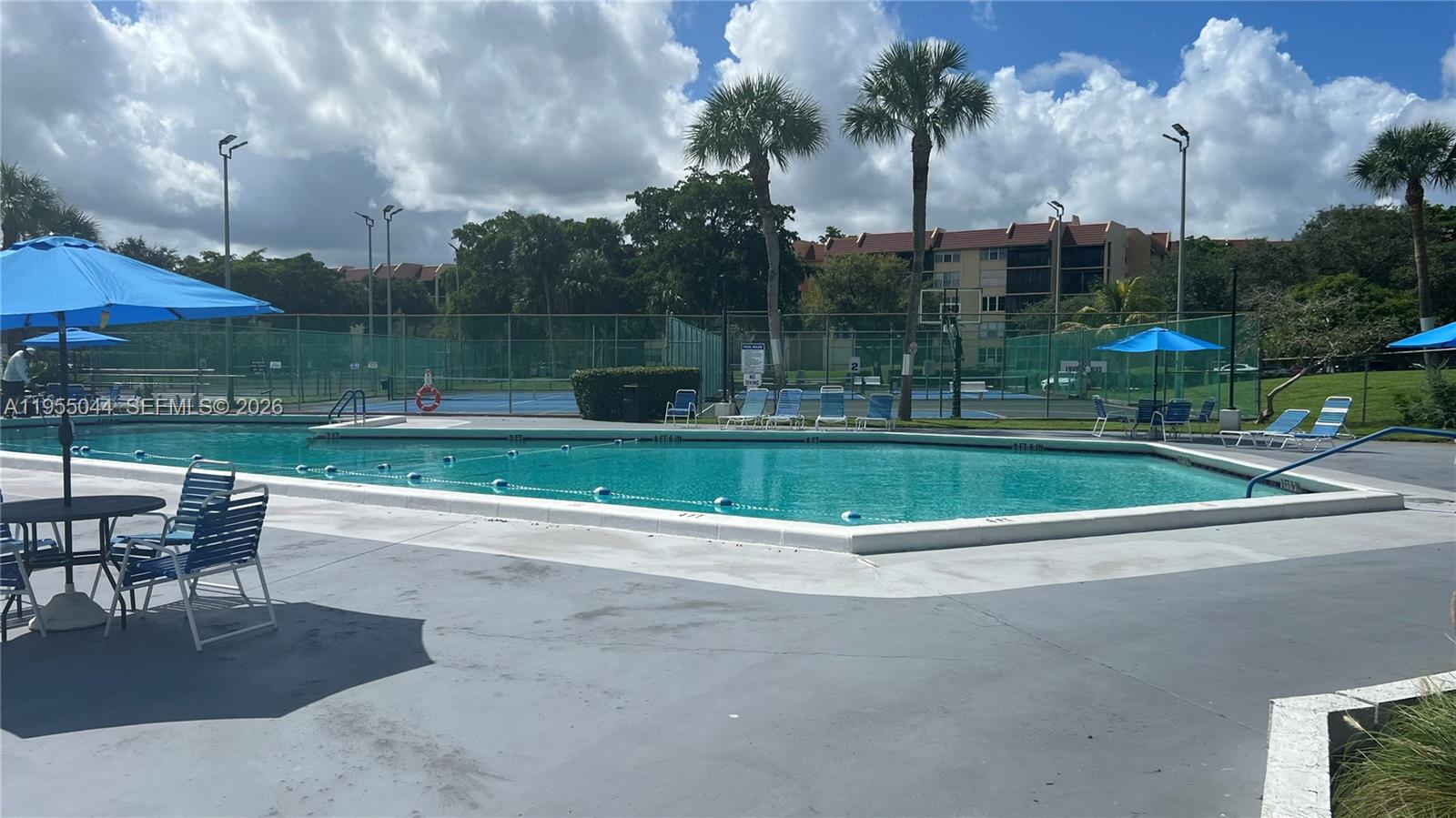 Private balcony with scenic views at 7051 Environ Blvd - Condo in Lauderhill