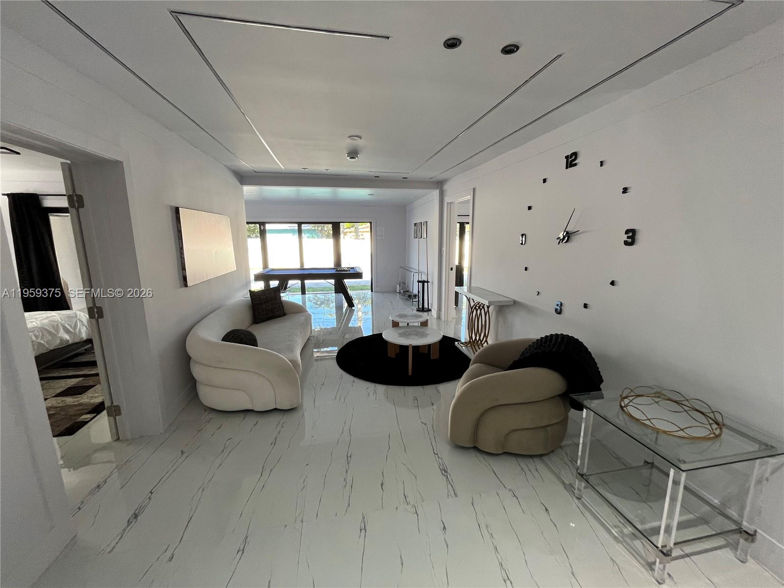 Modern kitchen with designer features at 39 7th St - Home in Dania Beach
