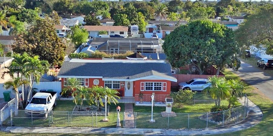 Corner house on a large, fenced lot, with no HOA fees and a swimming pool. This property, in excellent condition, is ready for its new owner to add their personal touch. This home is the perfect place for those seeking their own private oasis, with a huge backyard on a (7,800-square-foot) lot.Come and visit this beautiful three-bedroom, two-bathroom home in Homestead, Florida.You'll be just moments away from a variety of shopping plazas and grocery stores, making errands a breeze. Plus, with minutes to the Florida Keys.